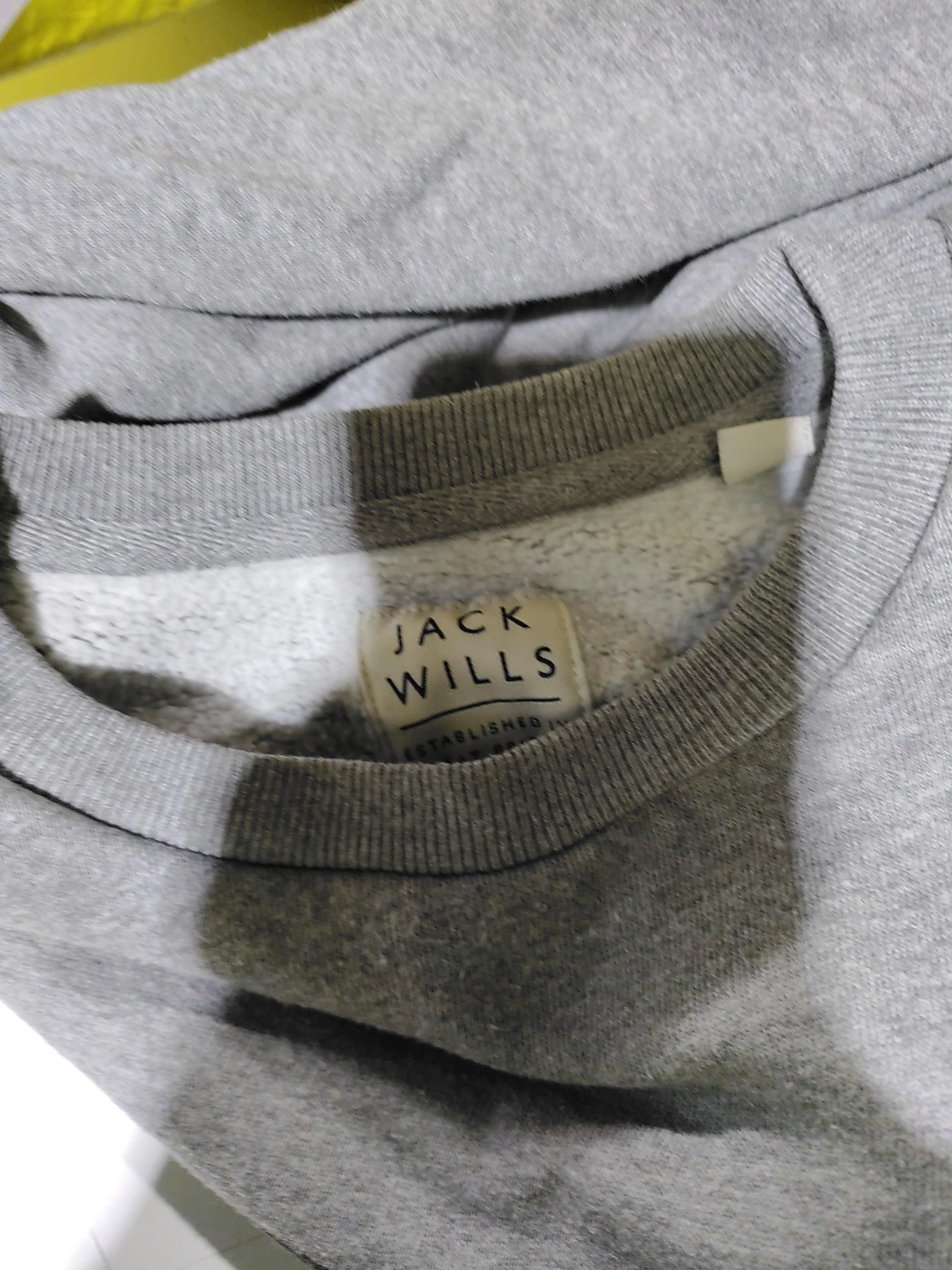 Jack Wills Men's Hoodie S Grey Graphic Cotton with Polyester Pullover - Image 5