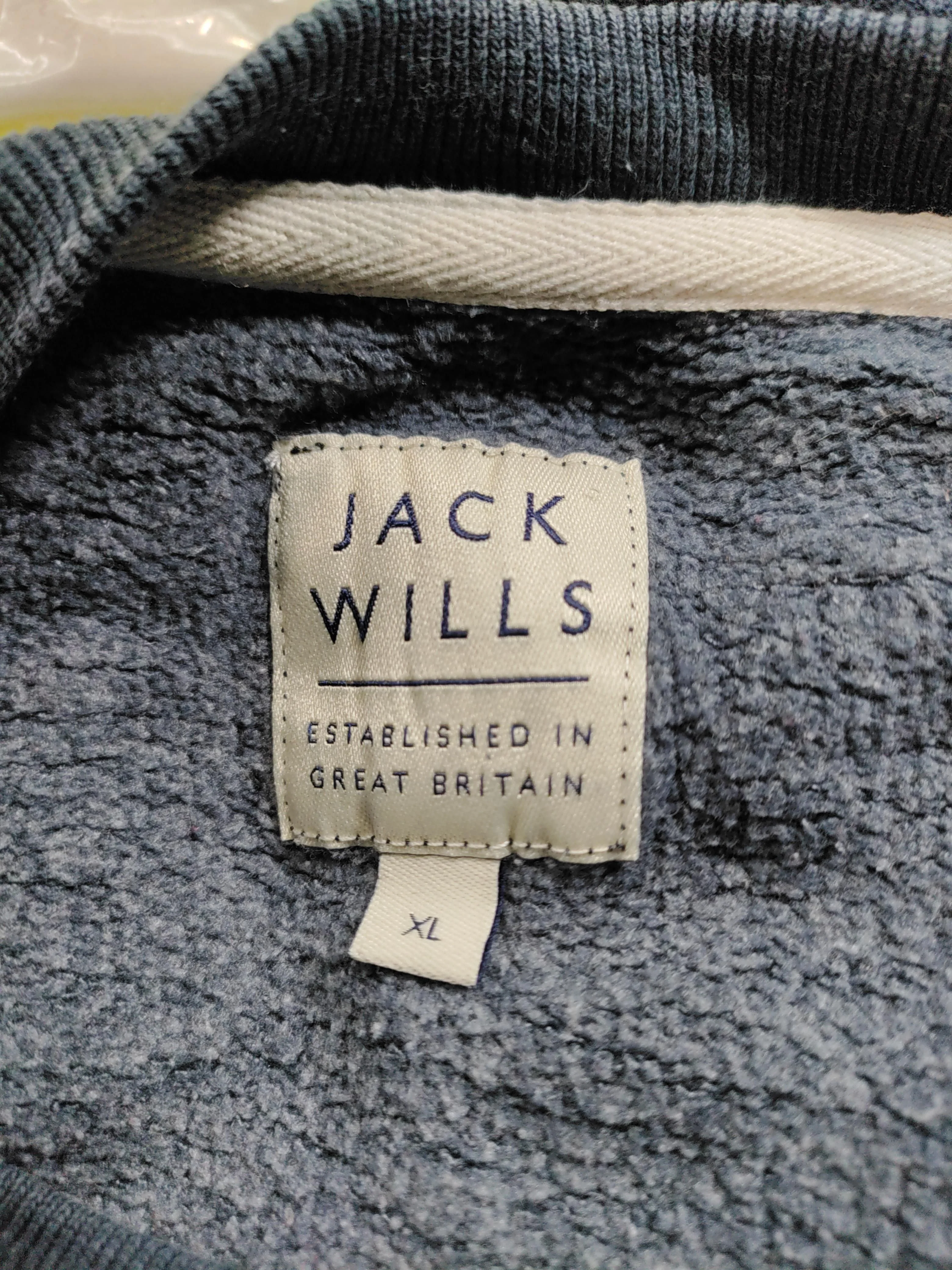 Jack Wills Men's Hoodie XL Blue Graphic Cotton with Polyester Pullover - Image 6