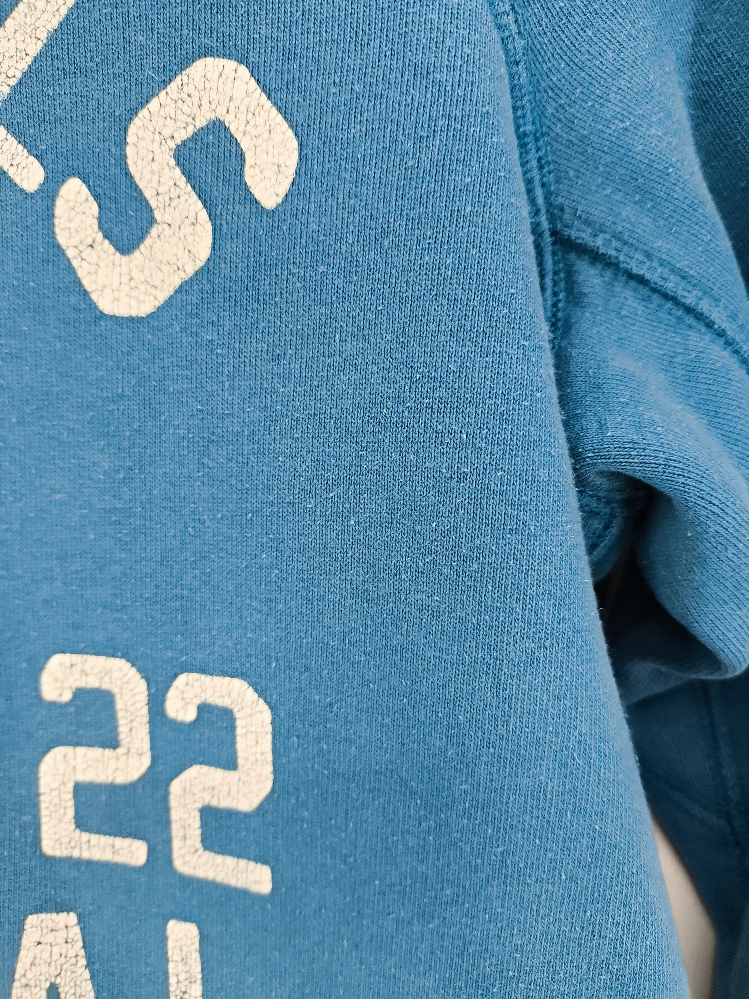 Jack Wills Men's Hoodie XS Blue Graphic Cotton with Polyester Pullover - Image 7