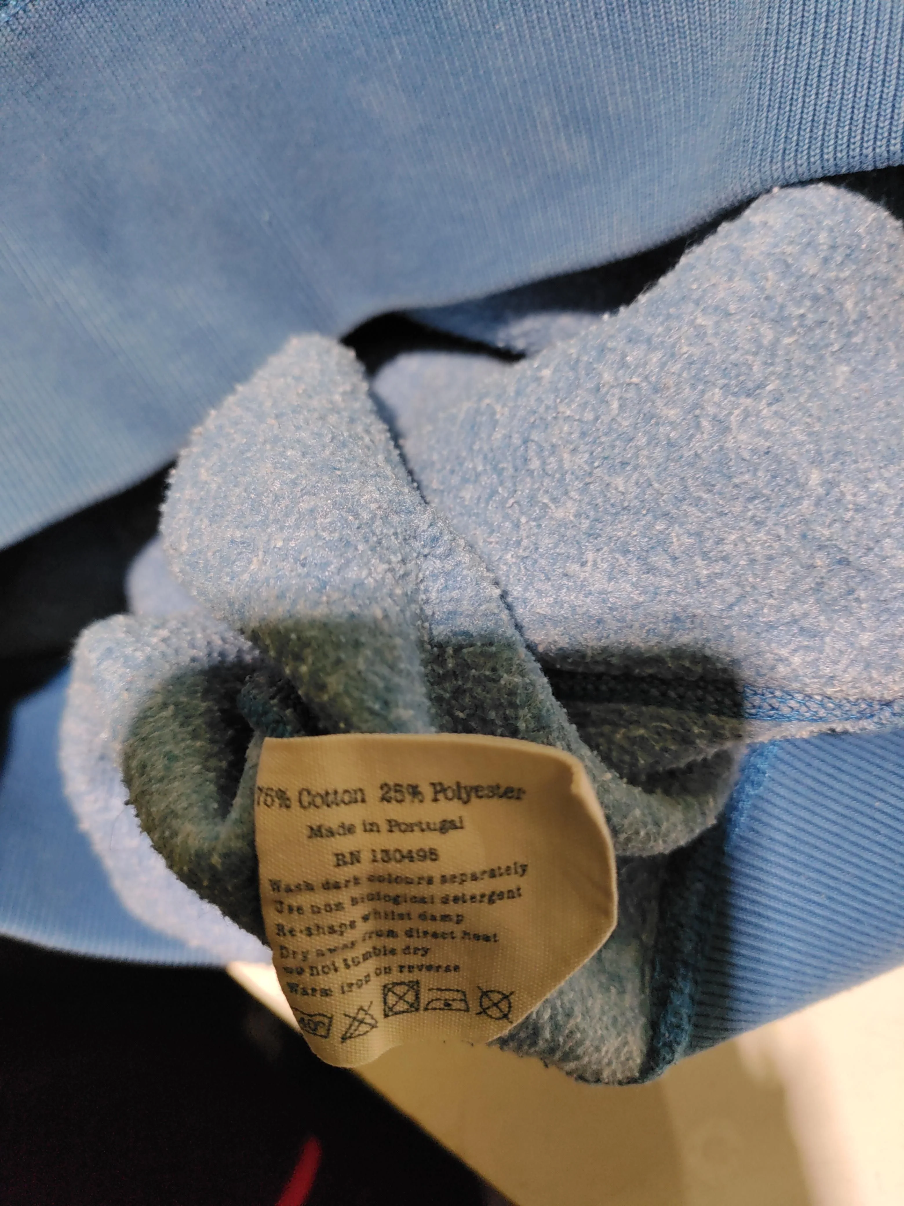 Jack Wills Men's Hoodie XS Blue Graphic Cotton with Polyester Pullover - Image 9