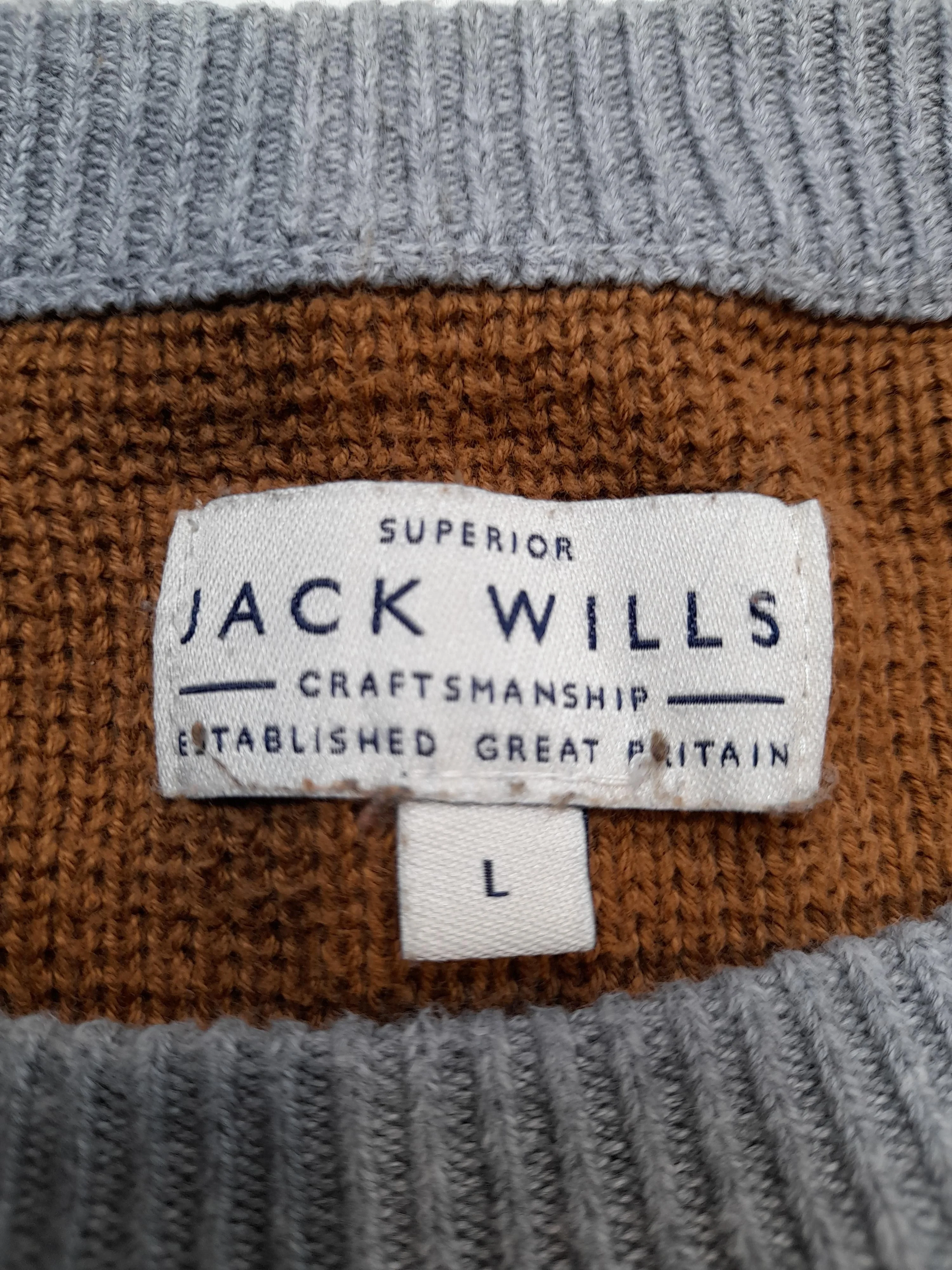 Jack Wills Men's Jumper L Brown 100% Other Crew Neck Pullover - Image 6