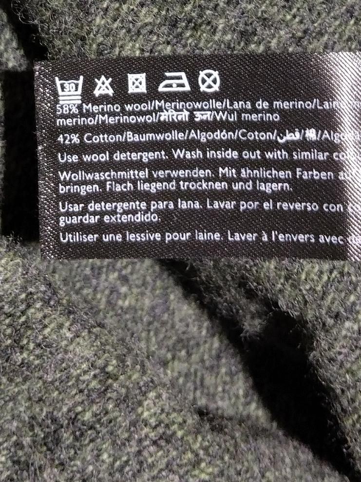 Jack Wills Men's Jumper L Green Wool with Cotton Round Neck Pullover - Image 6