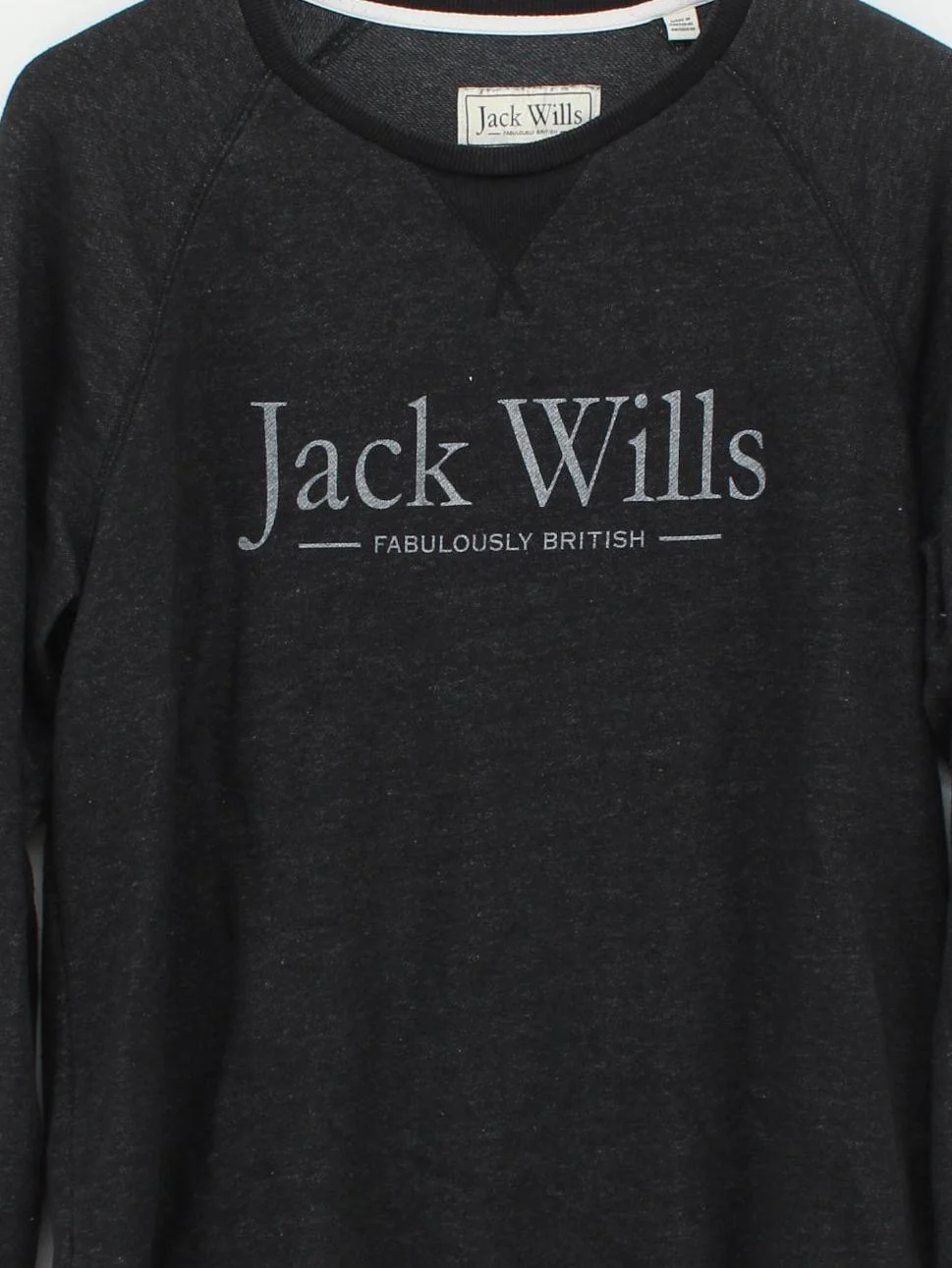 Jack Wills Men's Jumper L Grey Cotton with Polyester Crew Neck Pullover - Image 3