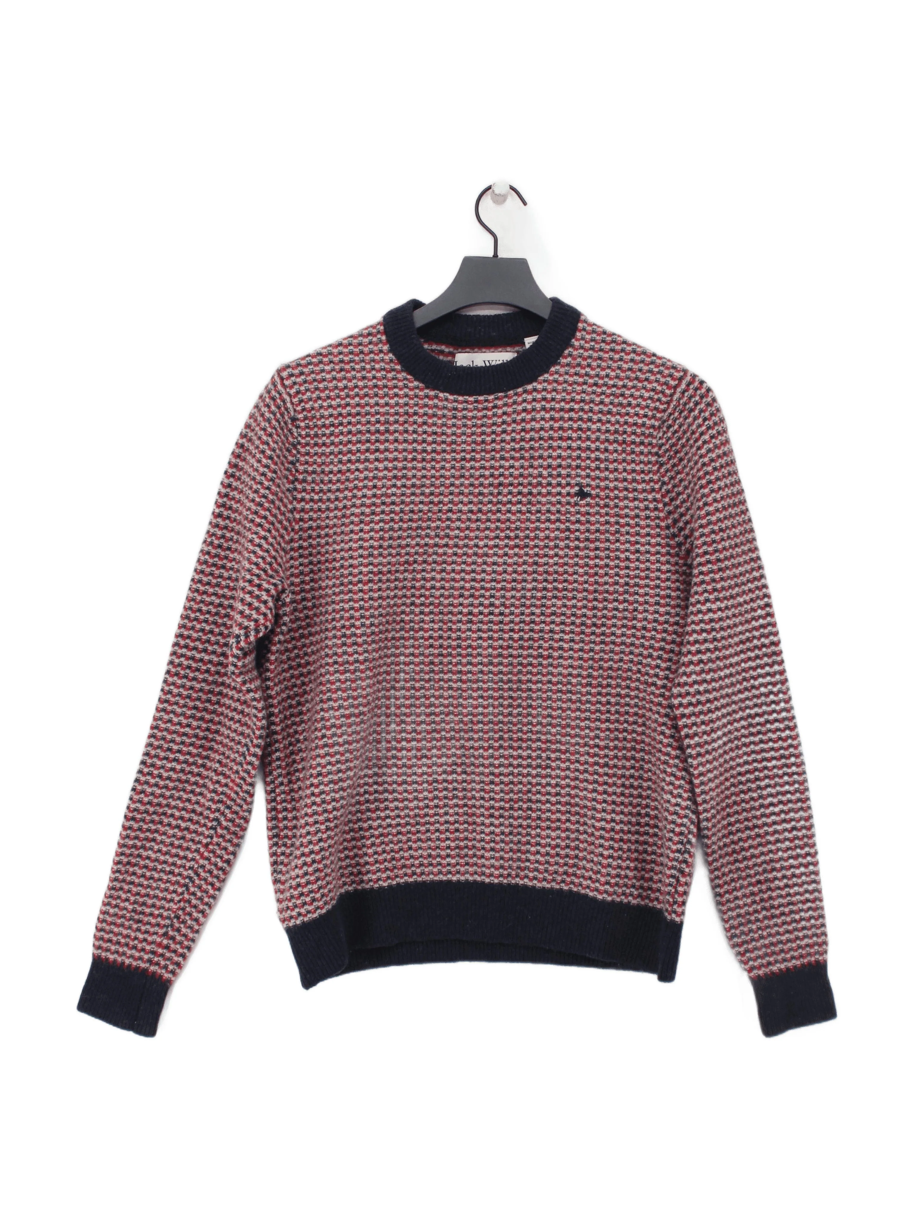 Jack Wills Men's Jumper M Multi Wool with Polyamide Round Neck Pullover