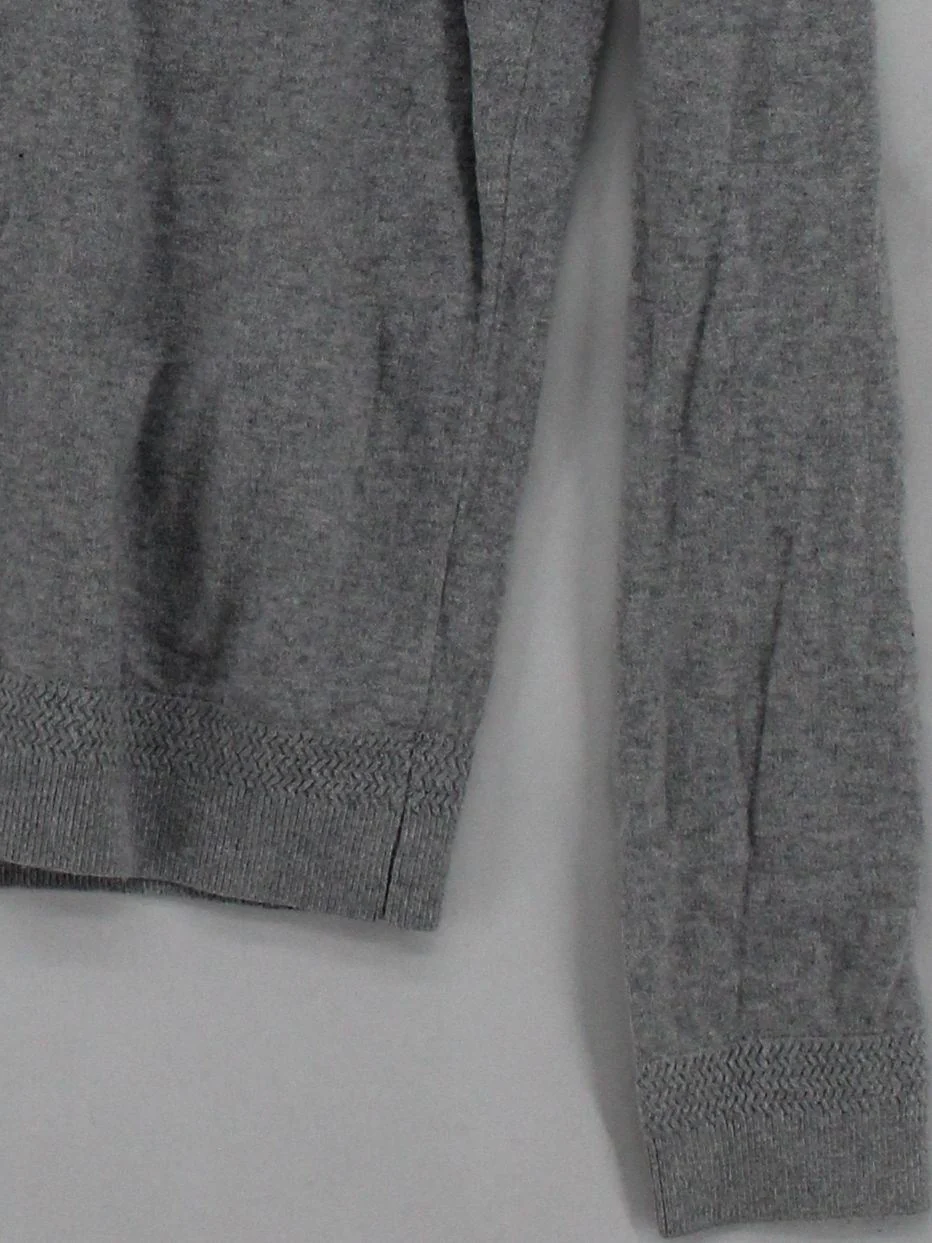 Jack Wills Men's Jumper S Grey Cotton with Wool Crew Neck Pullover - Image 4