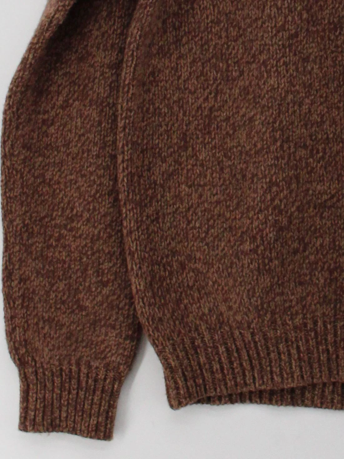 Jack Wills Men's Jumper XL Brown Geometric 100% Wool Crew Neck Pullover - Image 4