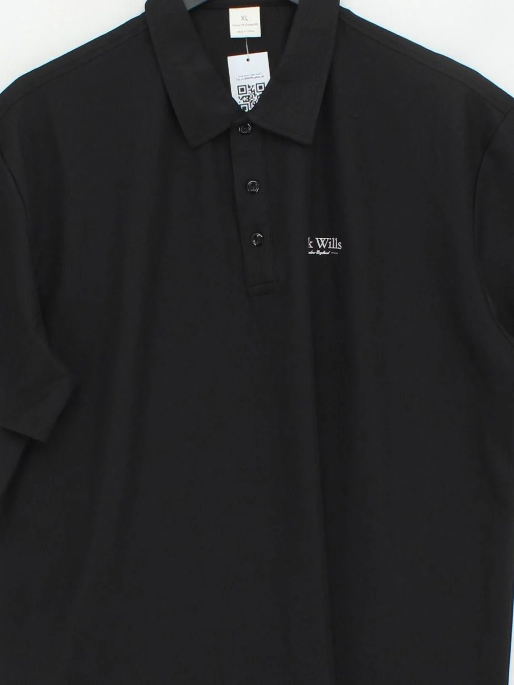Jack Wills Men's Polo XXL Black Polyester with Spandex Basic - Image 3