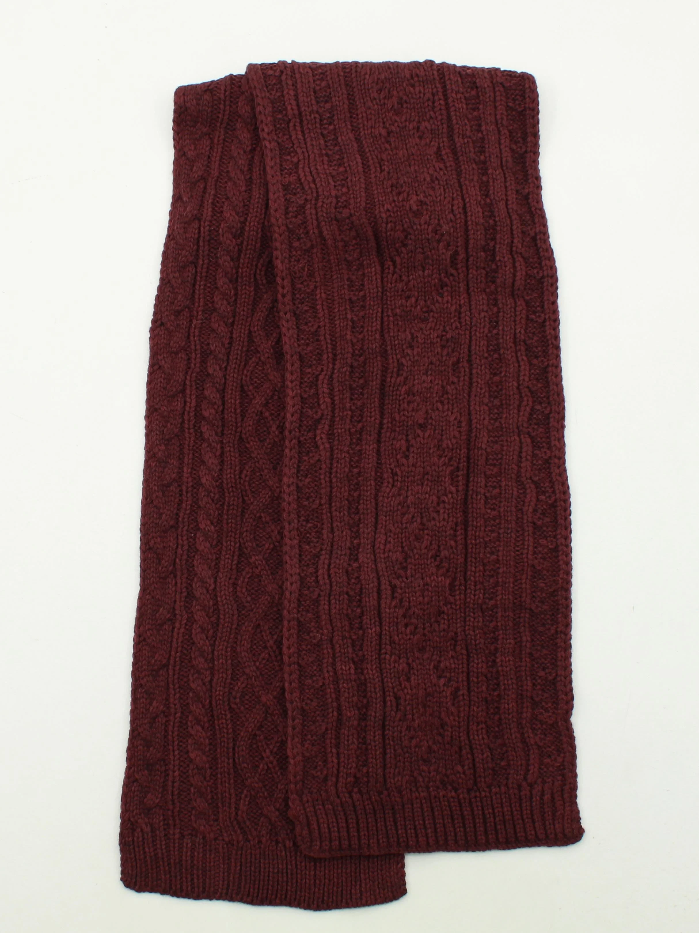 Jack Wills Men's Scarf Red Acrylic with Wool Scarf - Image 2