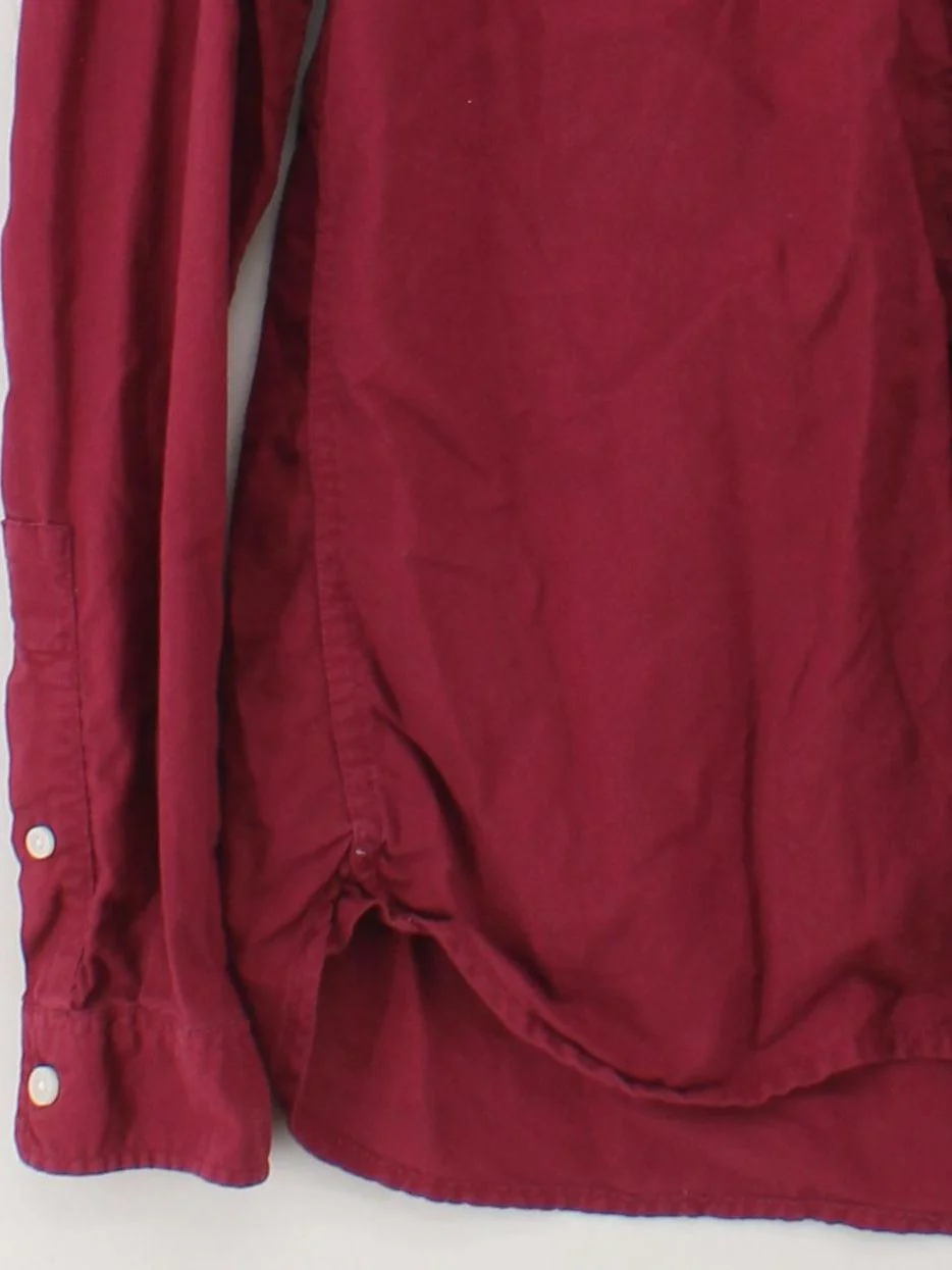 Jack Wills Men's Shirt M Red 100% Cotton Basic - Image 4