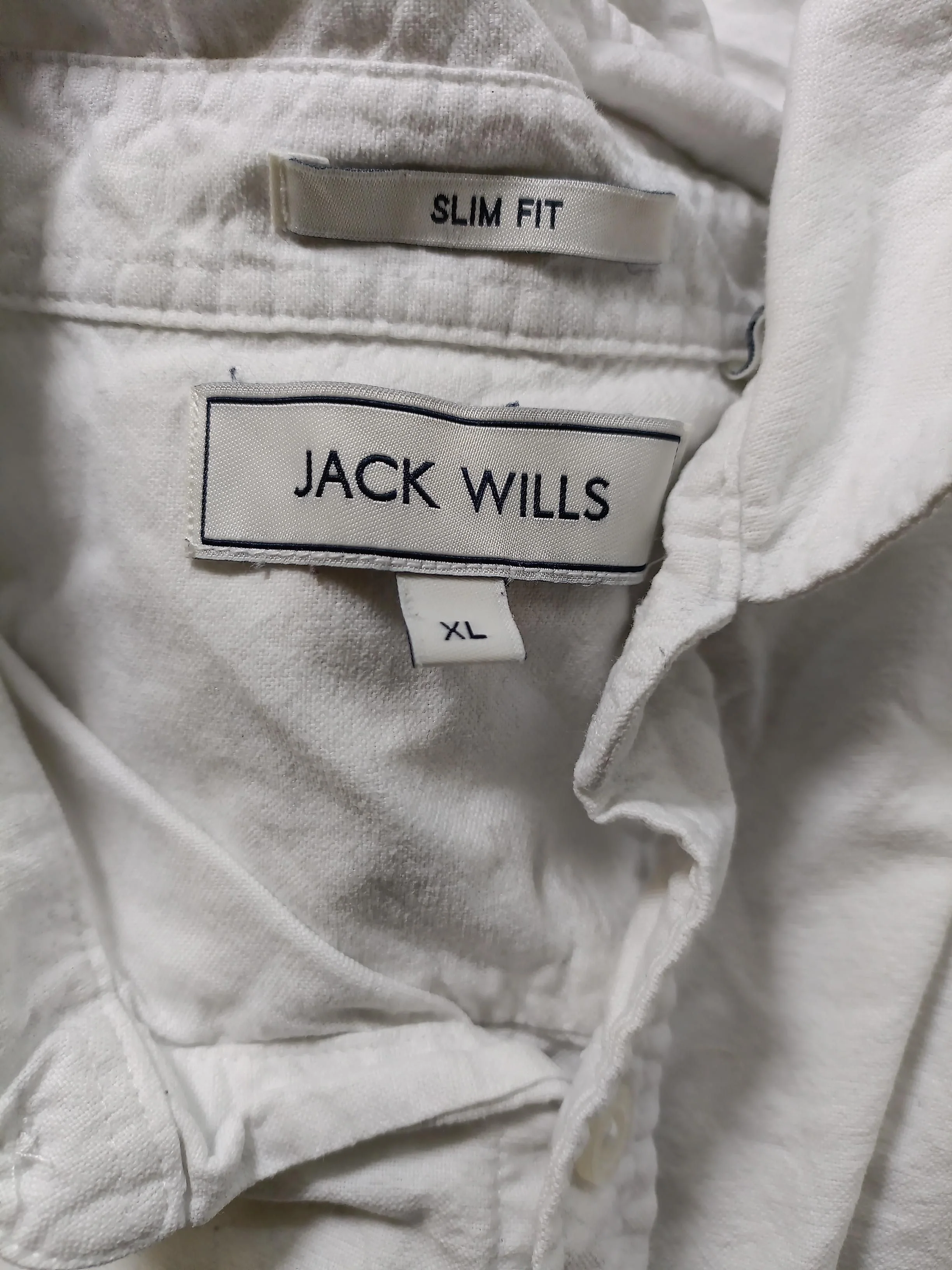 Jack Wills Men's Shirt XL White 100% Cotton Basic - Image 5