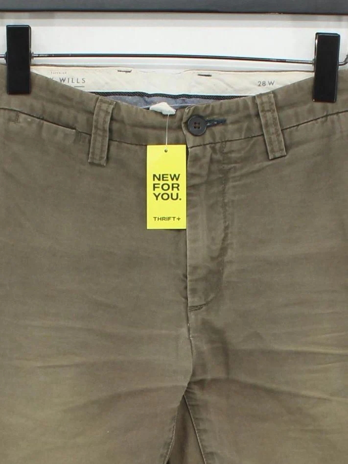 Jack Wills Men's Shorts S Brown 100% Cotton Chino - Image 3
