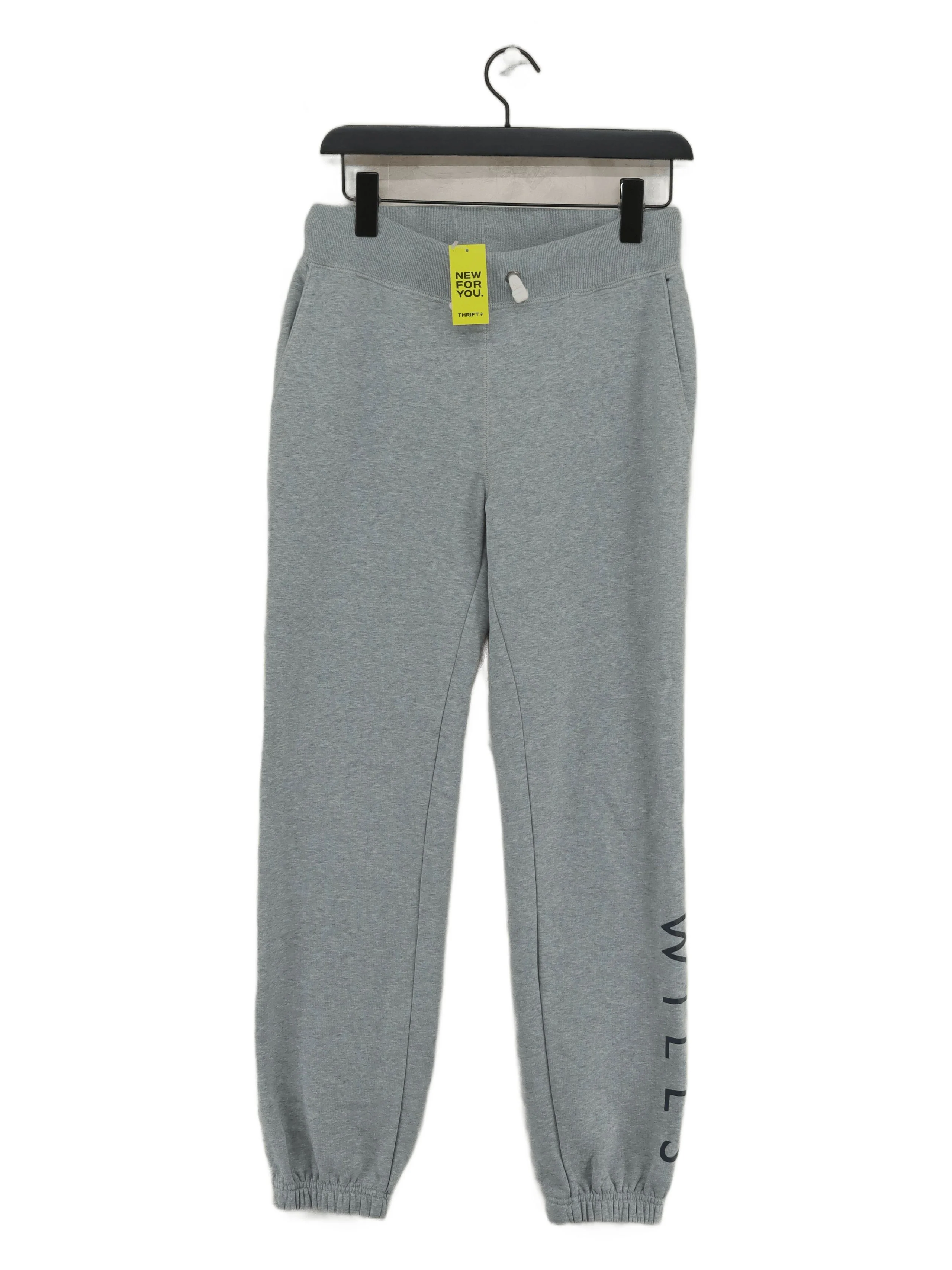 Jack Wills Men's Sports Bottoms S Grey 100% Cotton Tapered Sweatpants