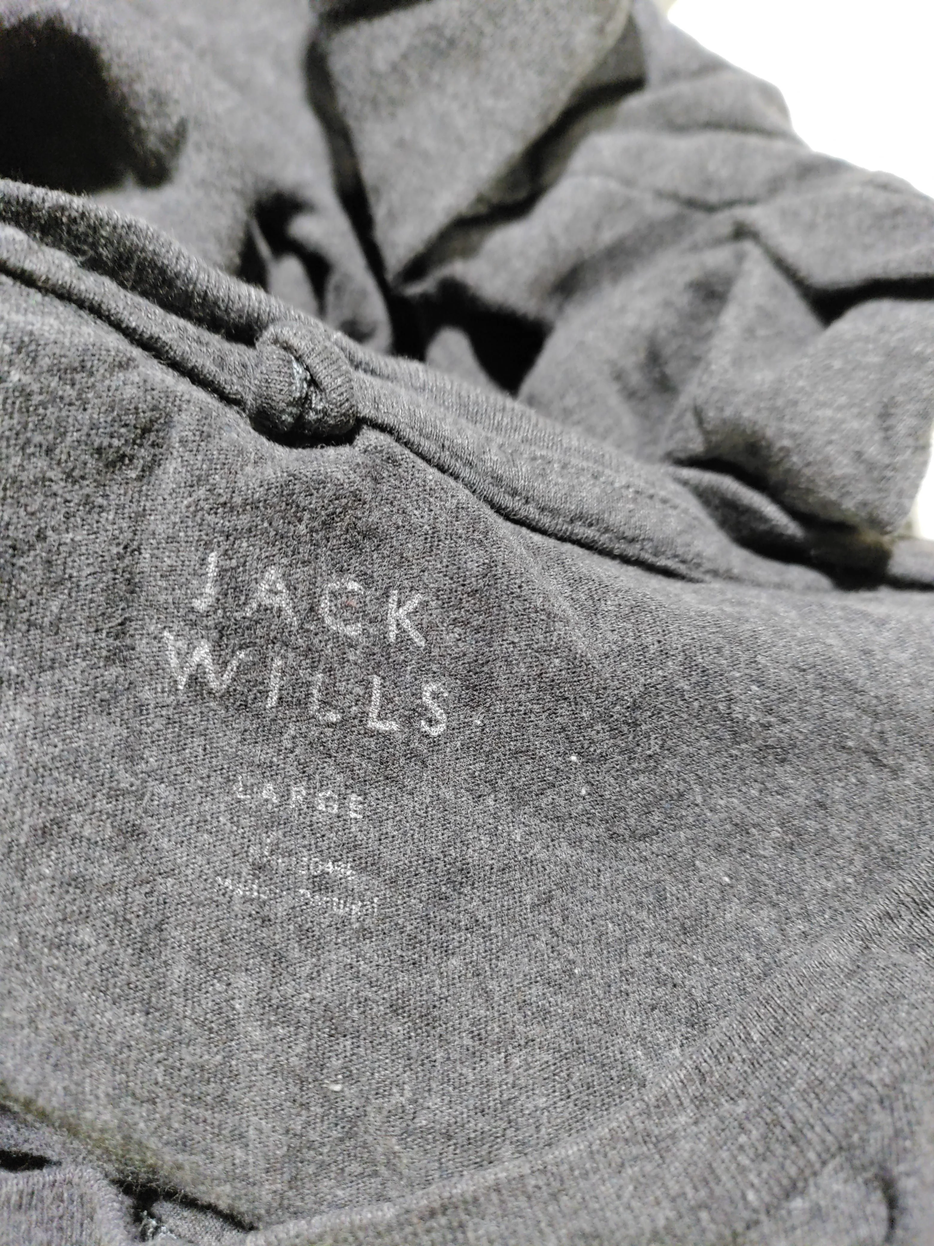 Jack Wills Men's T-Shirt L Grey 100% Cotton Basic - Image 5