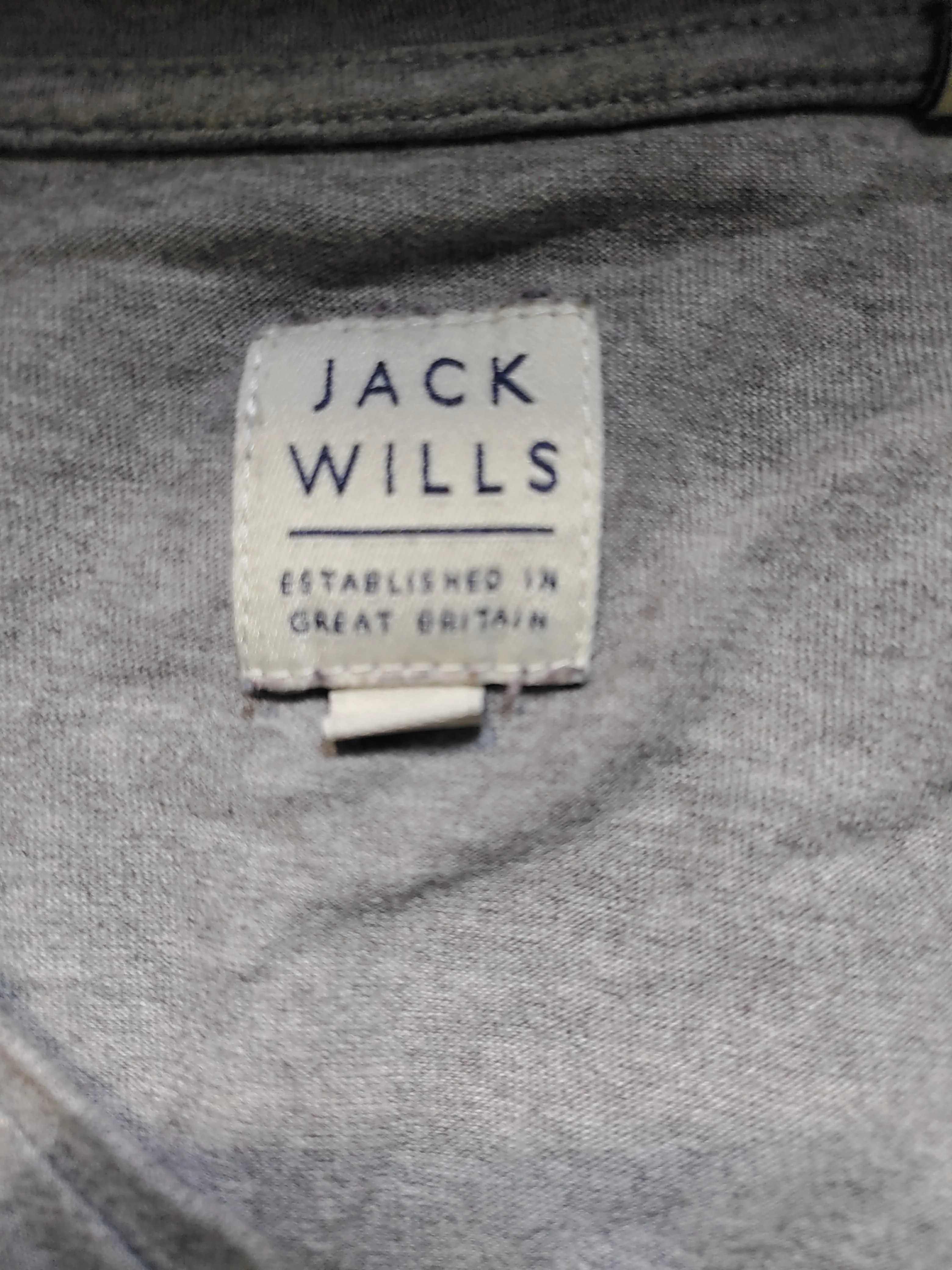 Jack Wills Men's T-Shirt M Grey 100% Cotton Basic - Image 5