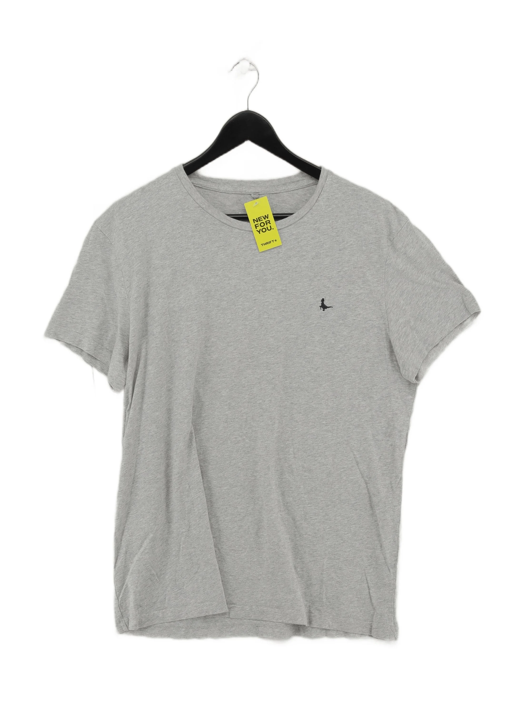 Jack Wills Men's T-Shirt M Grey 100% Cotton Basic