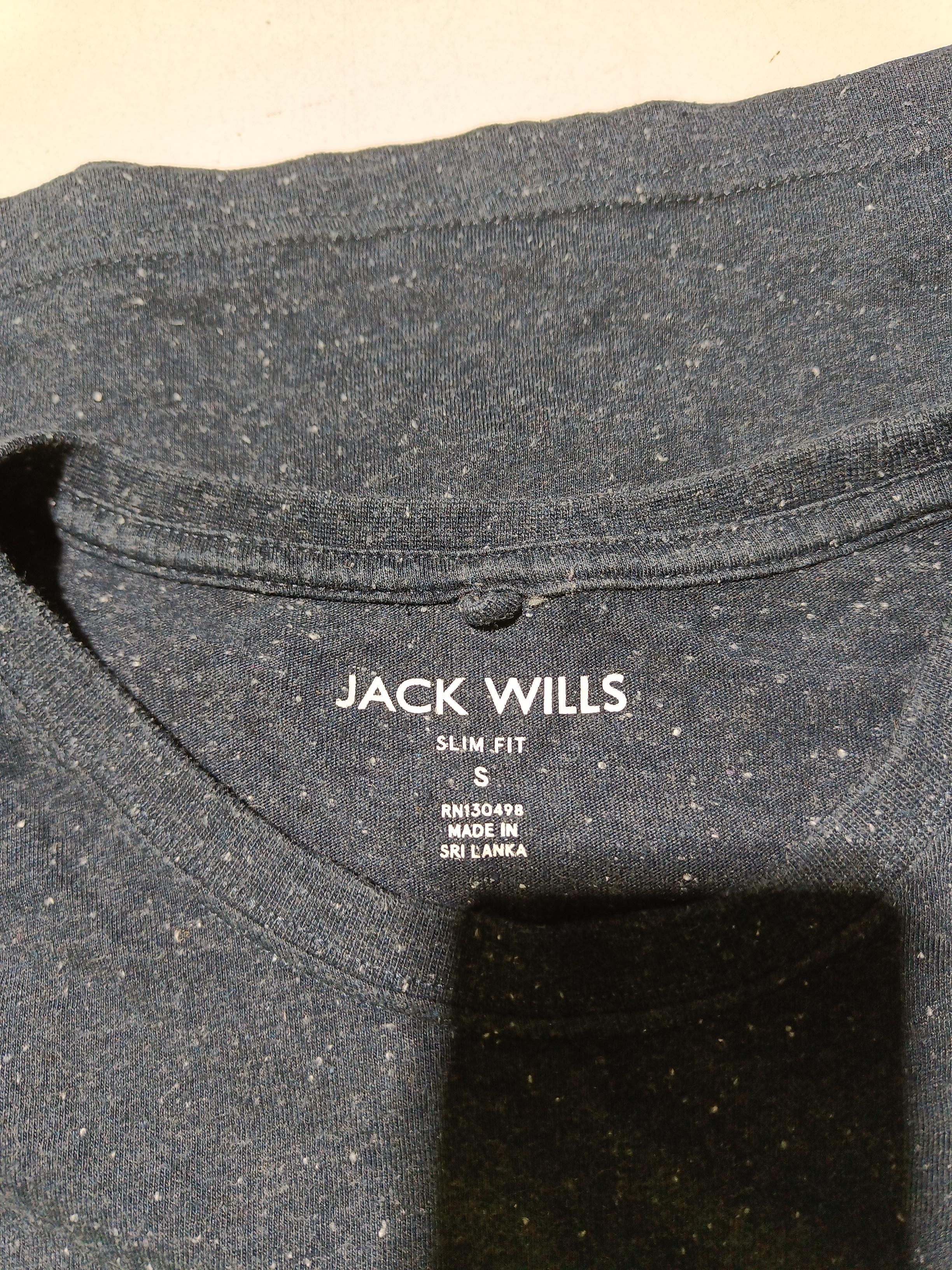 Jack Wills Men's T-Shirt S Blue Cotton with Polyester Basic - Image 5