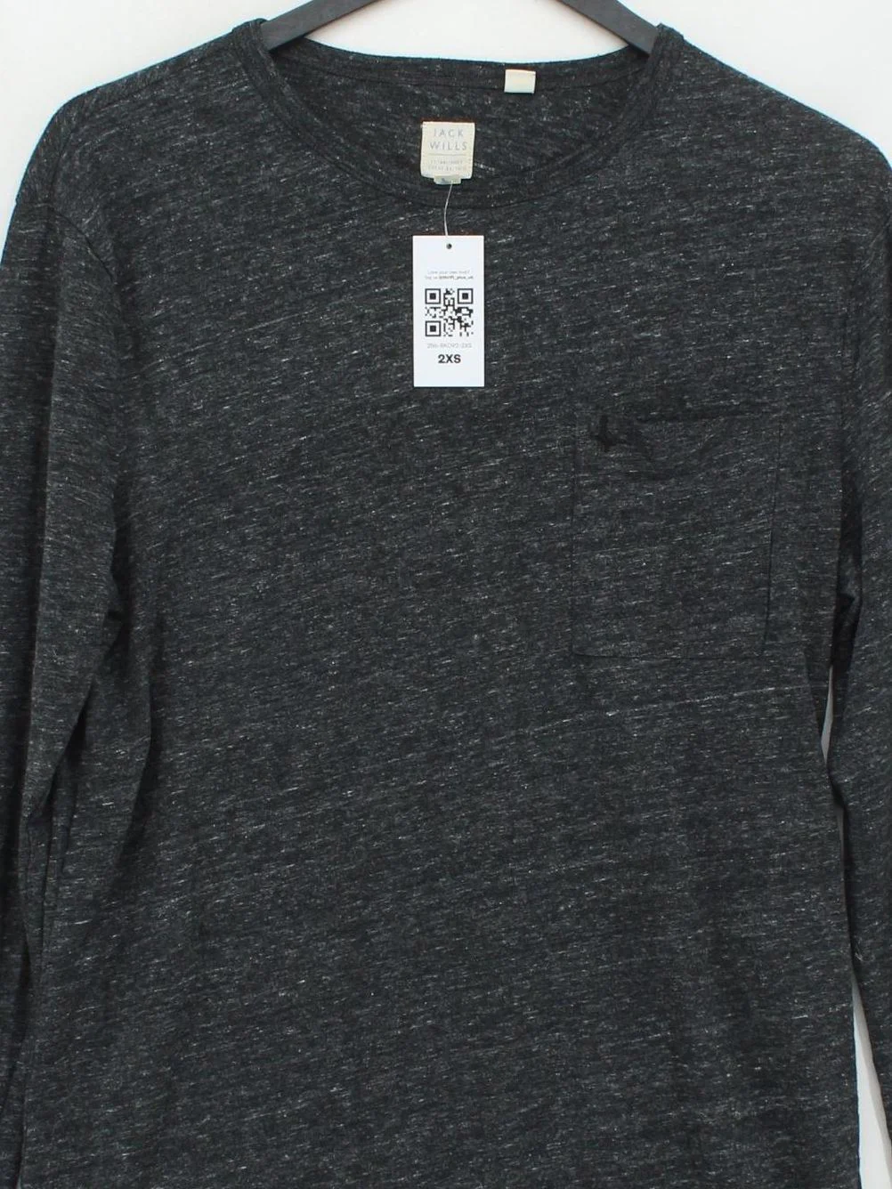 Jack Wills Men's T-Shirt S Grey Cotton with Polyester Basic - Image 3