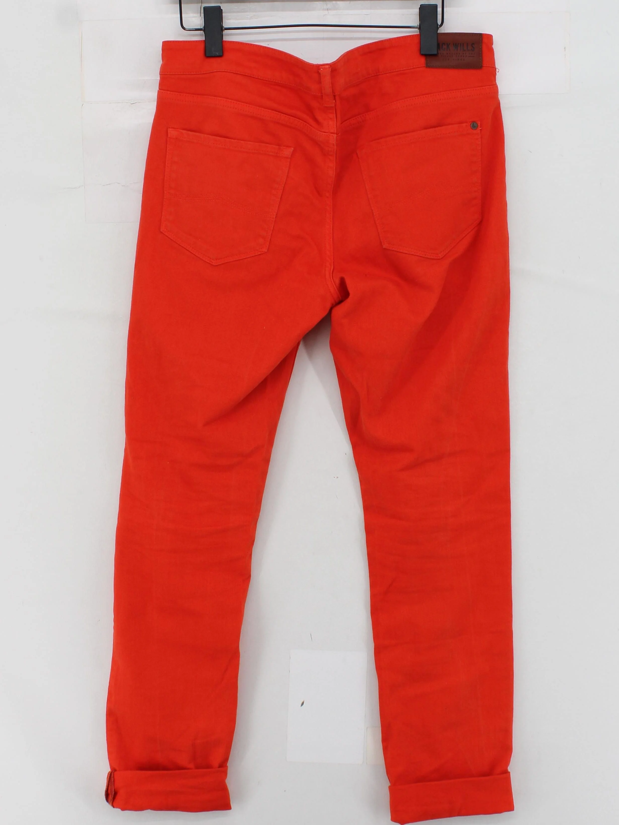 Jack Wills Men's Trousers W 34 in Orange Cotton with Elastane Chino - Image 2