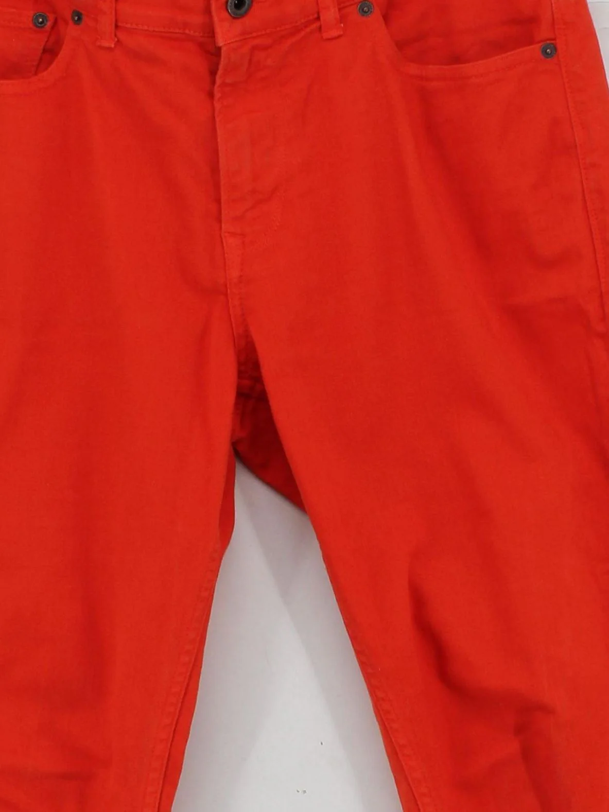 Jack Wills Men's Trousers W 34 in Orange Cotton with Elastane Chino - Image 3