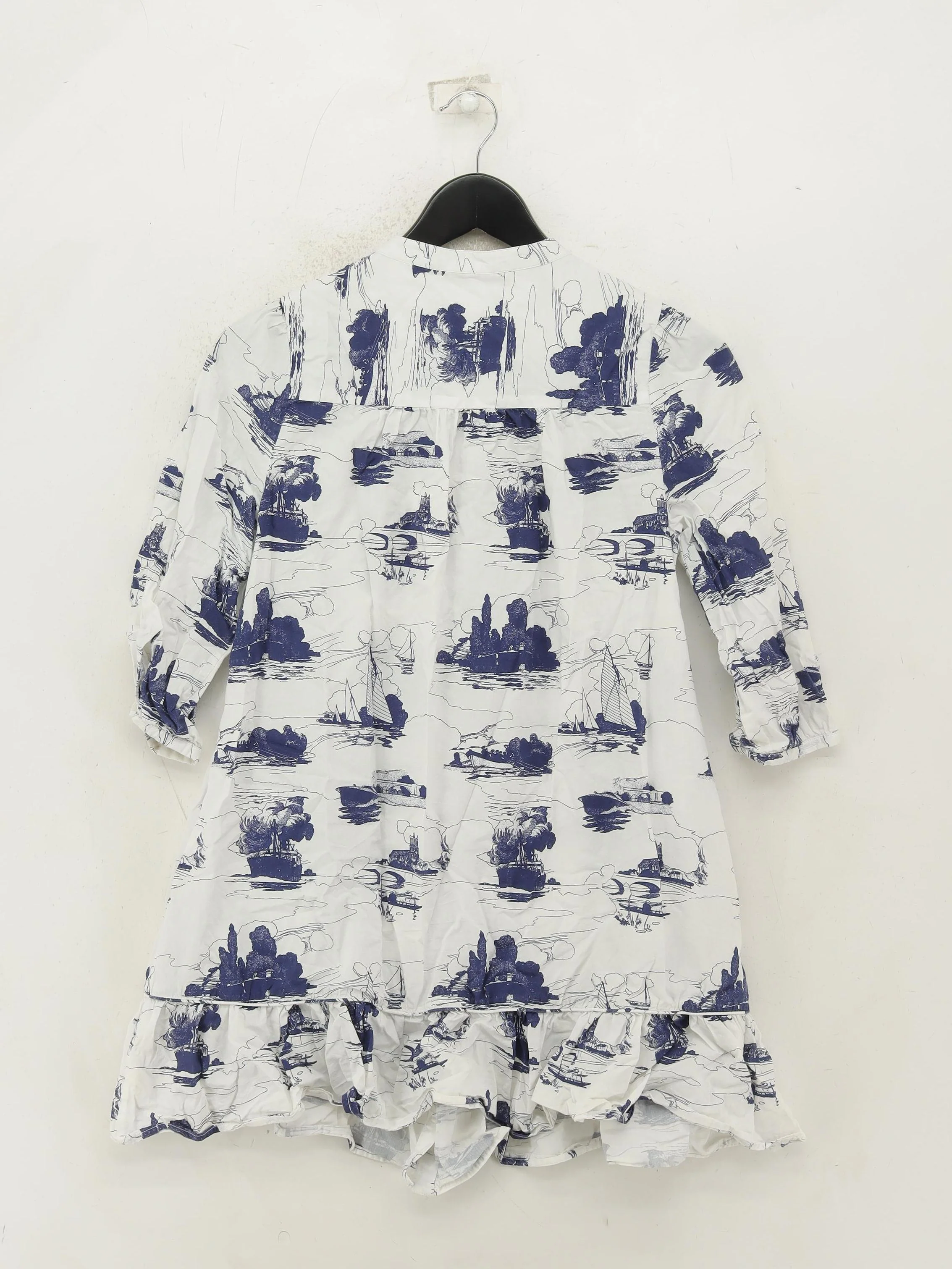 Jack Wills Shirt Mini Dress UK8 in White - Image 2