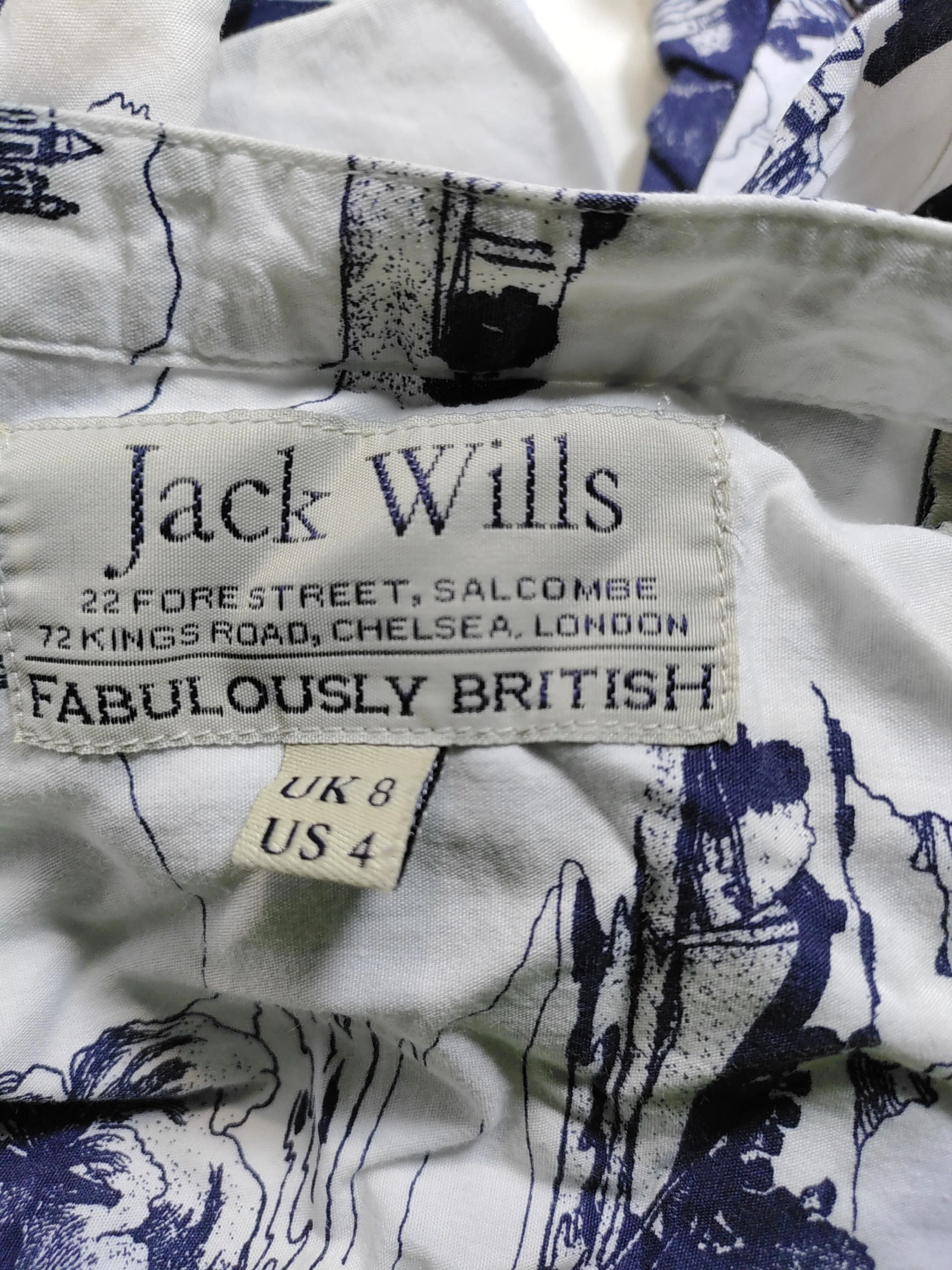 Jack Wills Shirt Mini Dress UK8 in White - Image 5