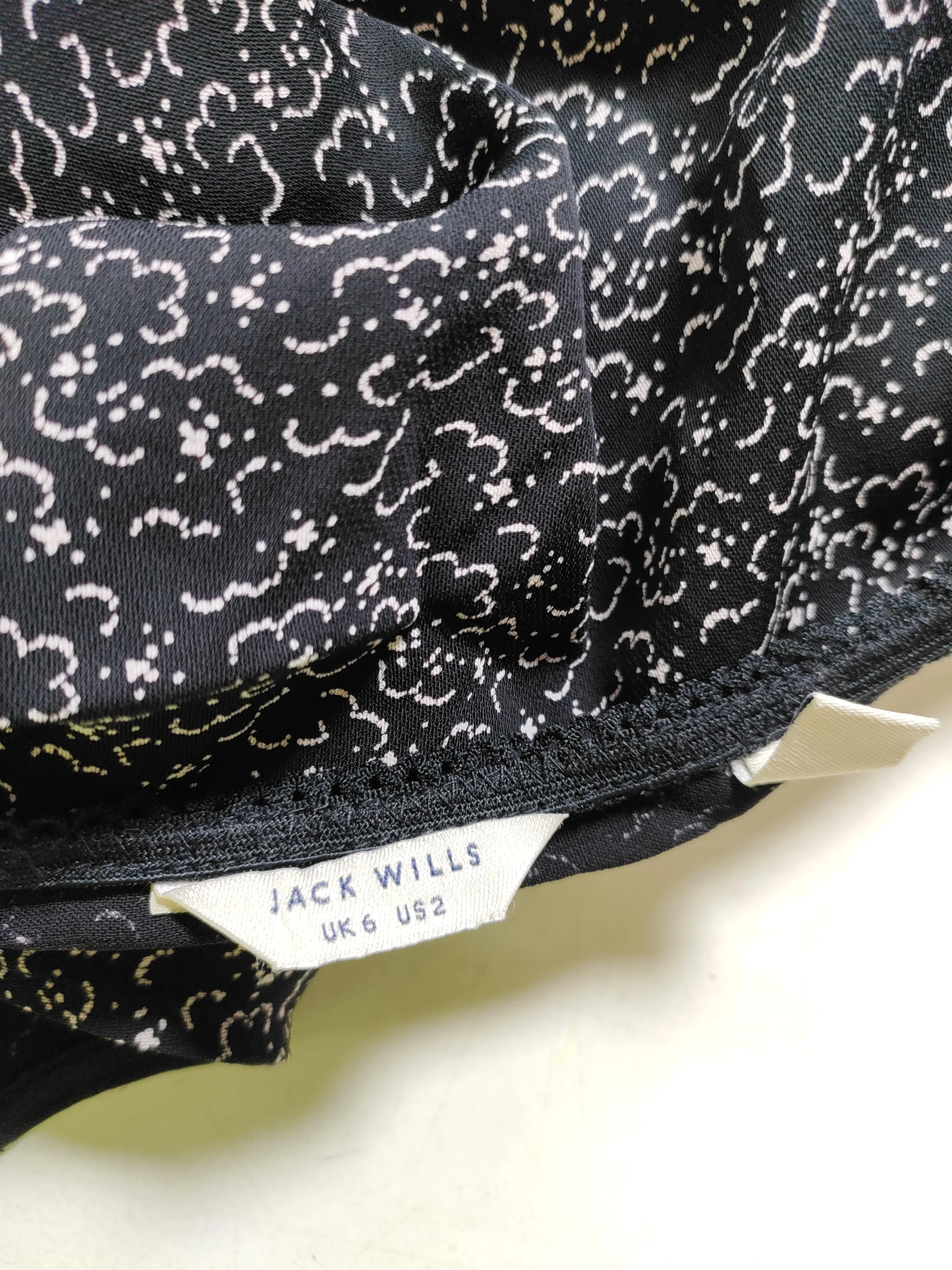 Jack Wills Skater Mini Dress UK6 in Black - Image 5
