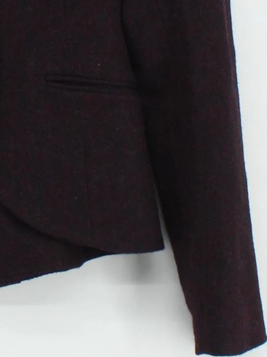 Jack Wills Women's Blazer UK 8 Red Wool with Polyester, Viscose Overcoat - Image 4