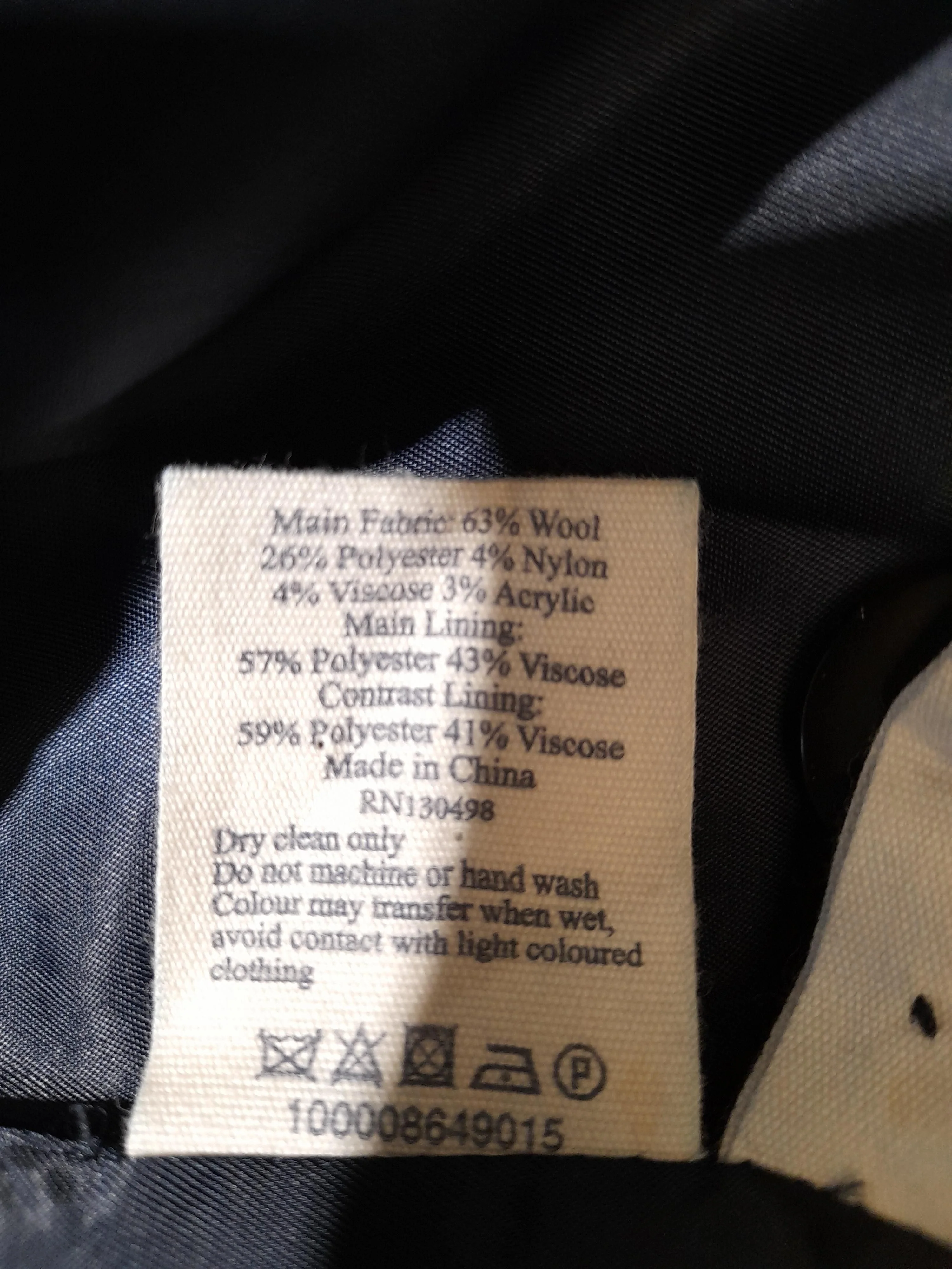 Jack Wills Women's Coat UK 12 Black Wool - Image 8