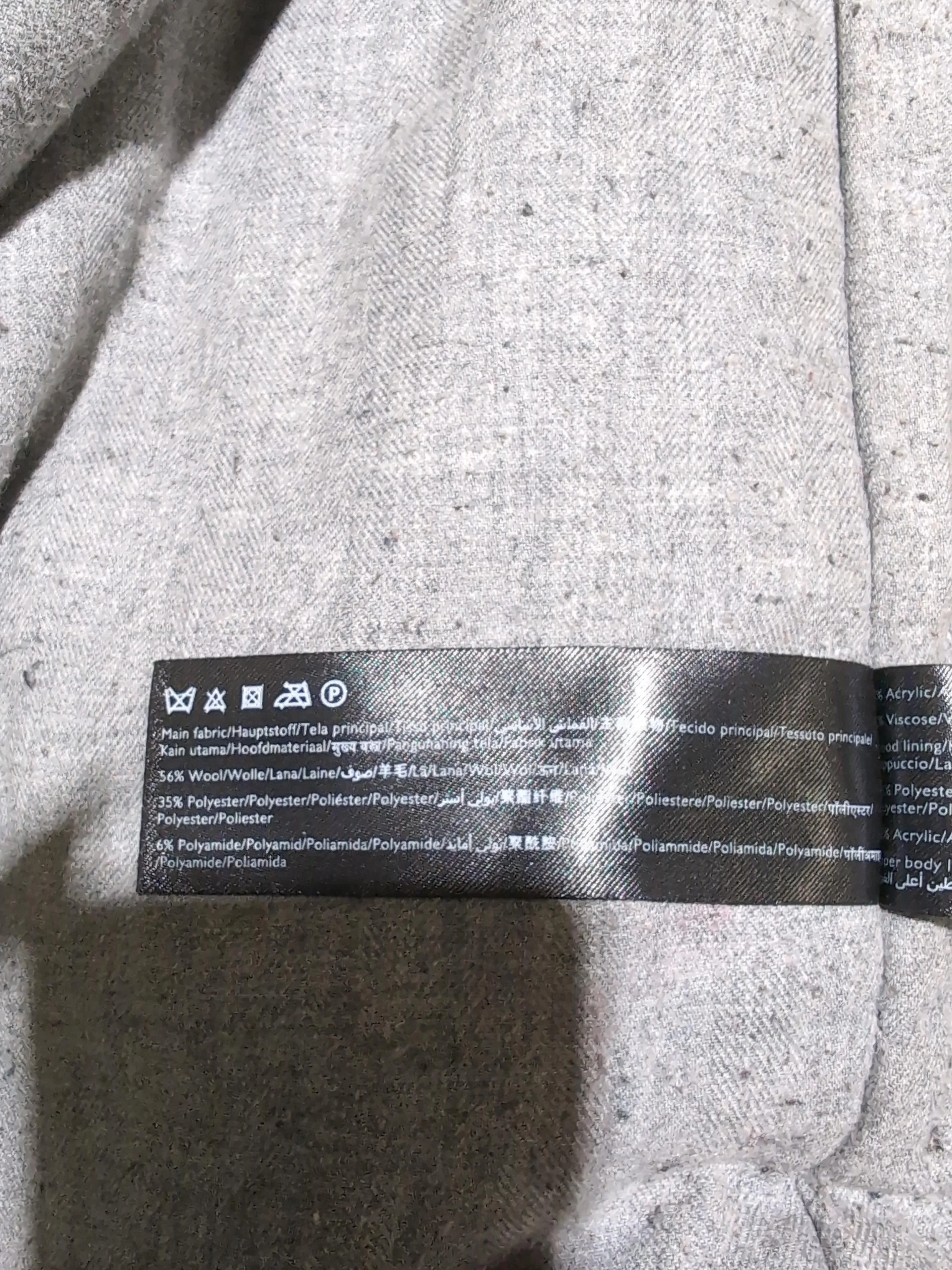 Jack Wills Women's Coat UK 12 Black Wool with Polyester, Polyamide Parka - Image 6