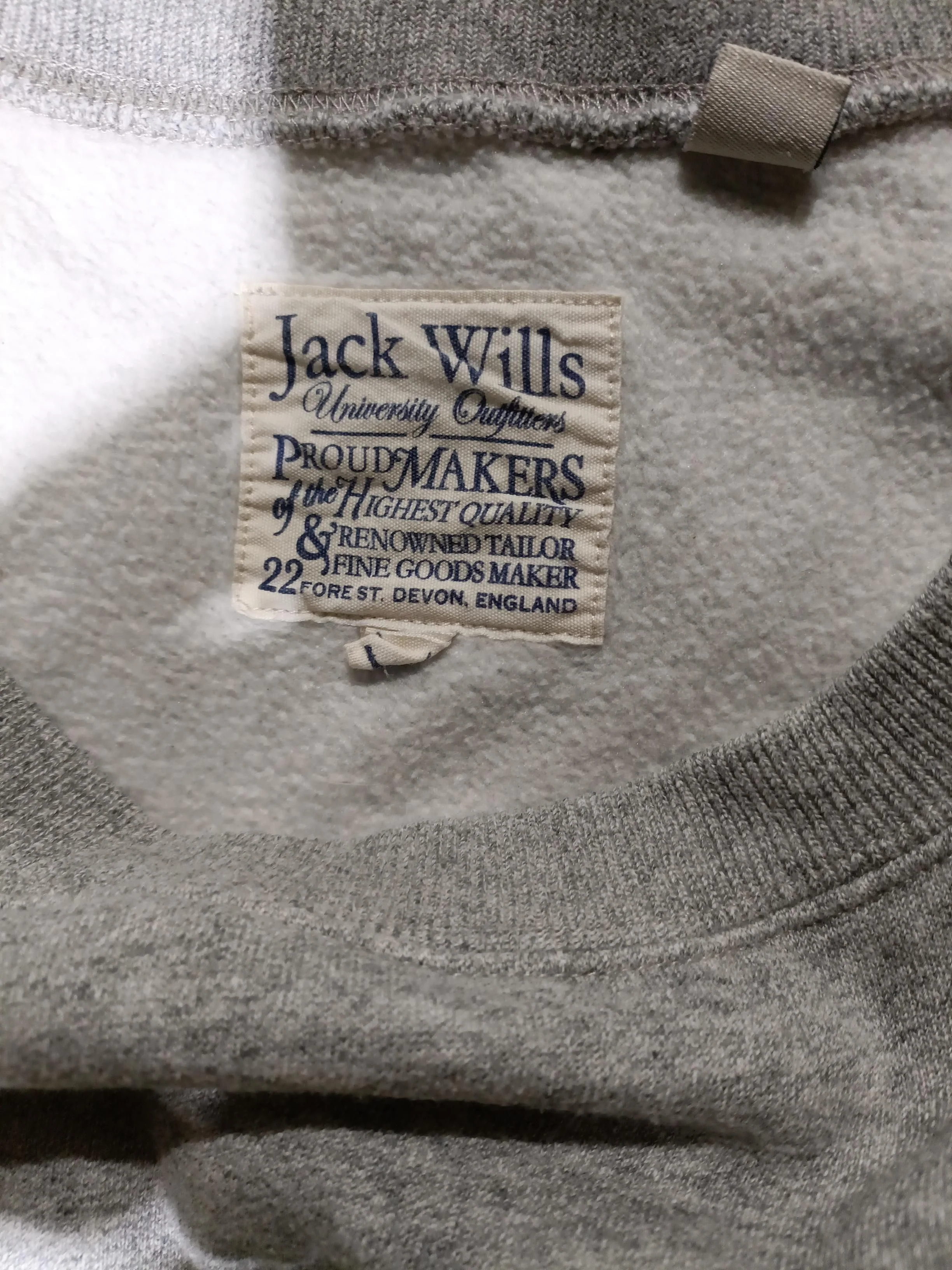 Jack Wills Women's Hoodie L Grey Cotton with Polyester Pullover - Image 5