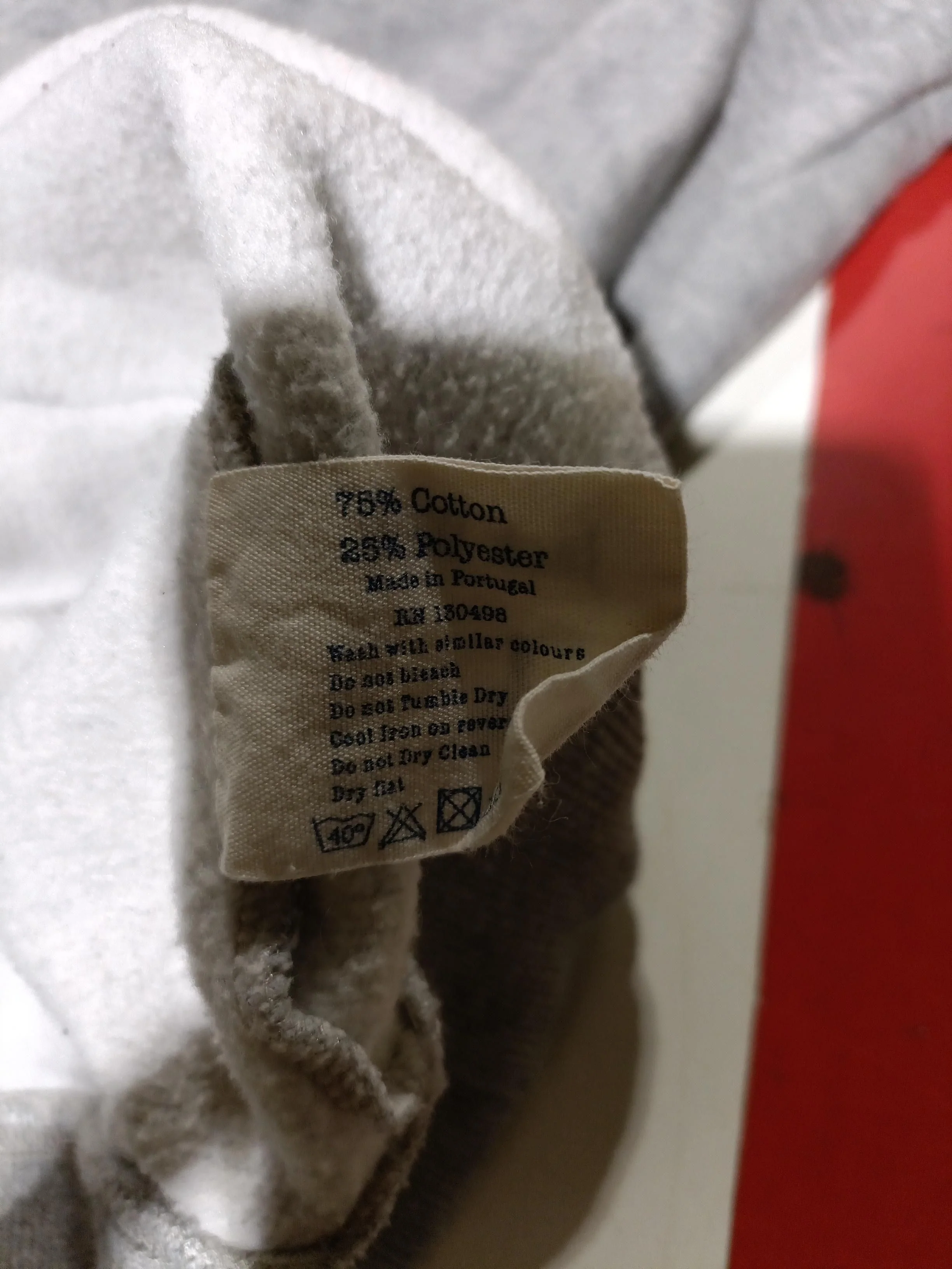 Jack Wills Women's Hoodie L Grey Cotton with Polyester Pullover - Image 6