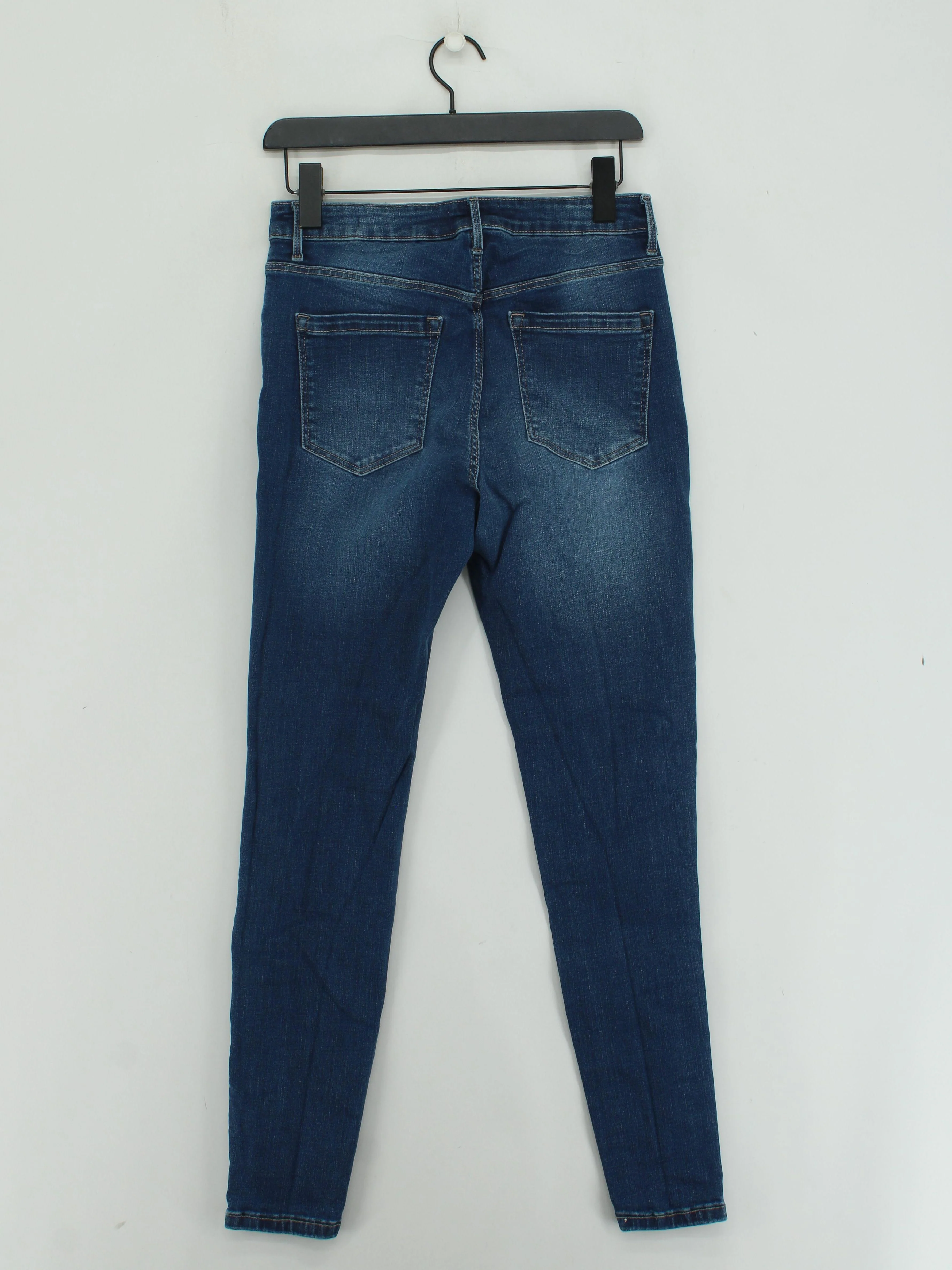 Jack Wills Women's Jeans UK 12 Blue Cotton with Polyester, Elastane Skinny - Image 2