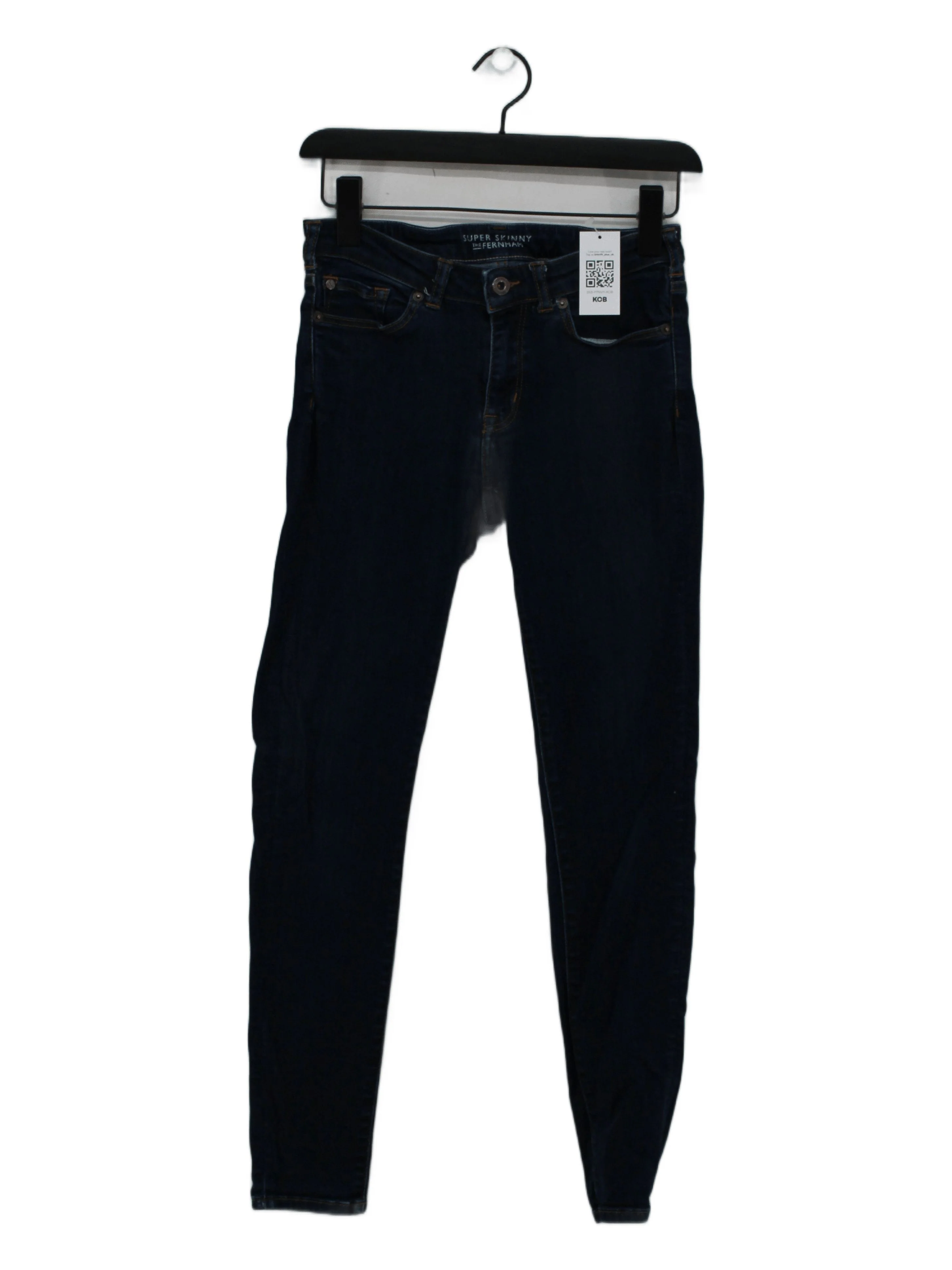 Jack Wills Women's Jeans W 28 in Blue Viscose
