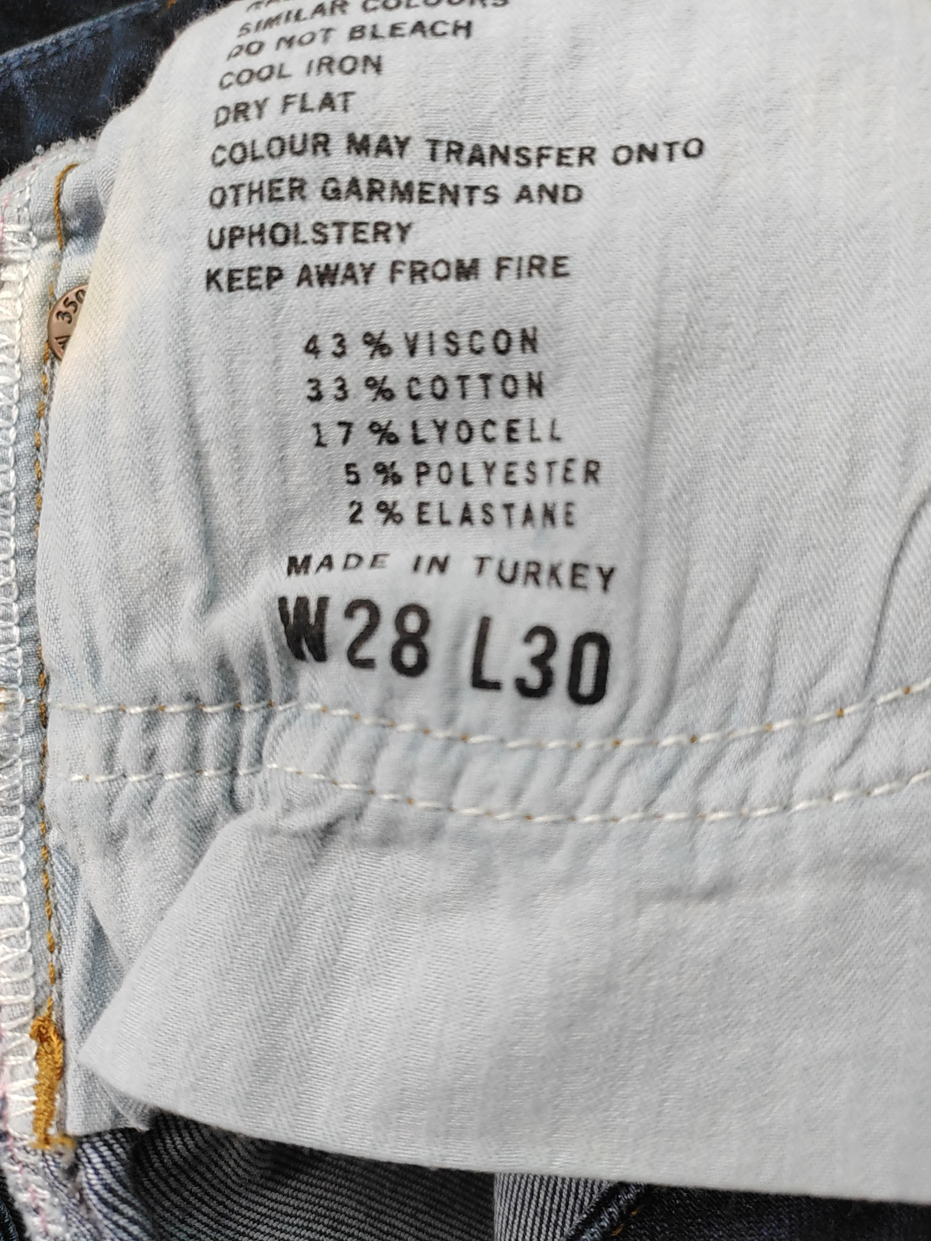 Jack Wills Women's Jeans W 28 in Blue Viscose - Image 7