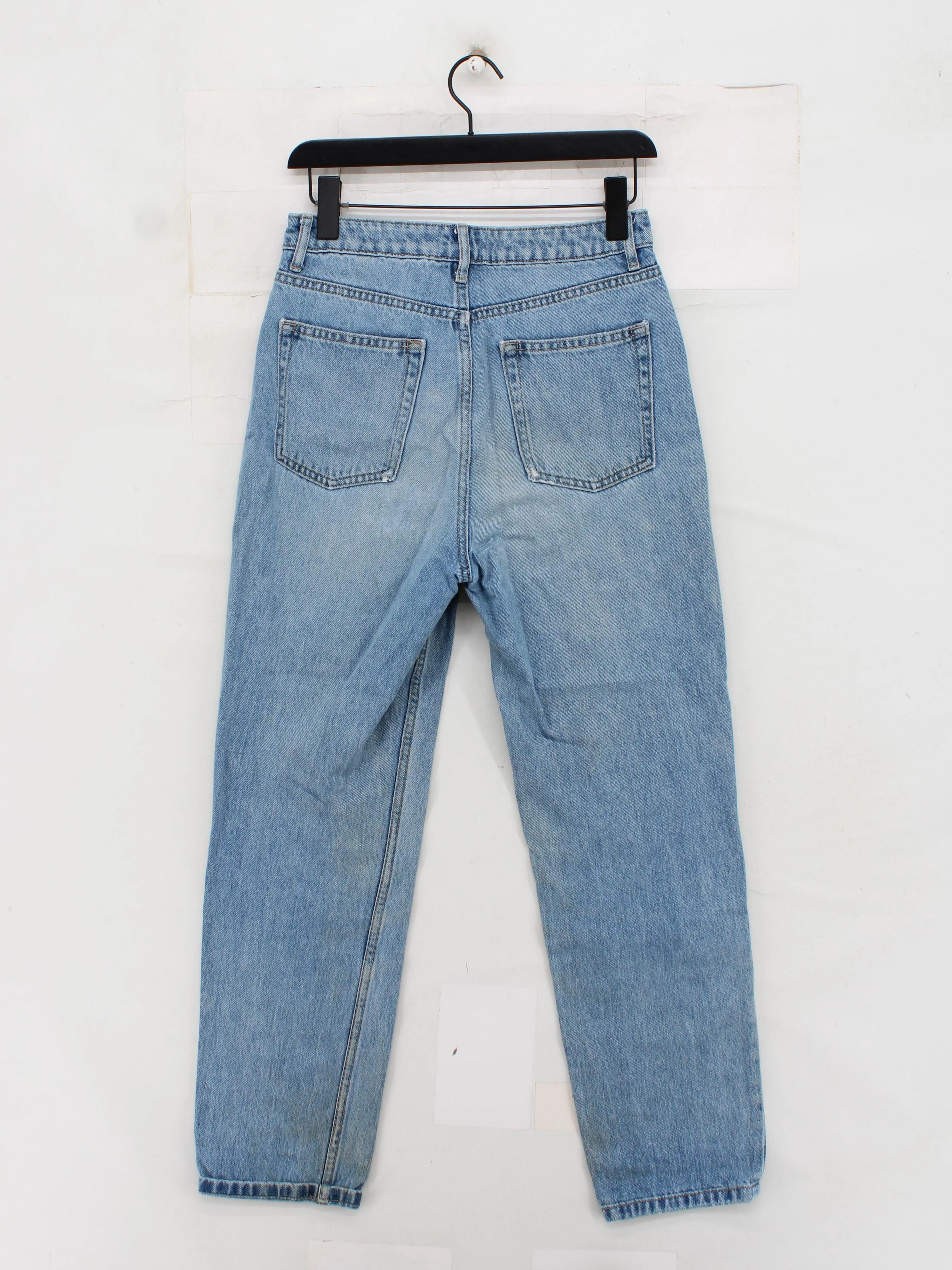 Jack Wills Women's Jeans W 28 in; L 32 in Blue 100% Cotton Mom - Image 2