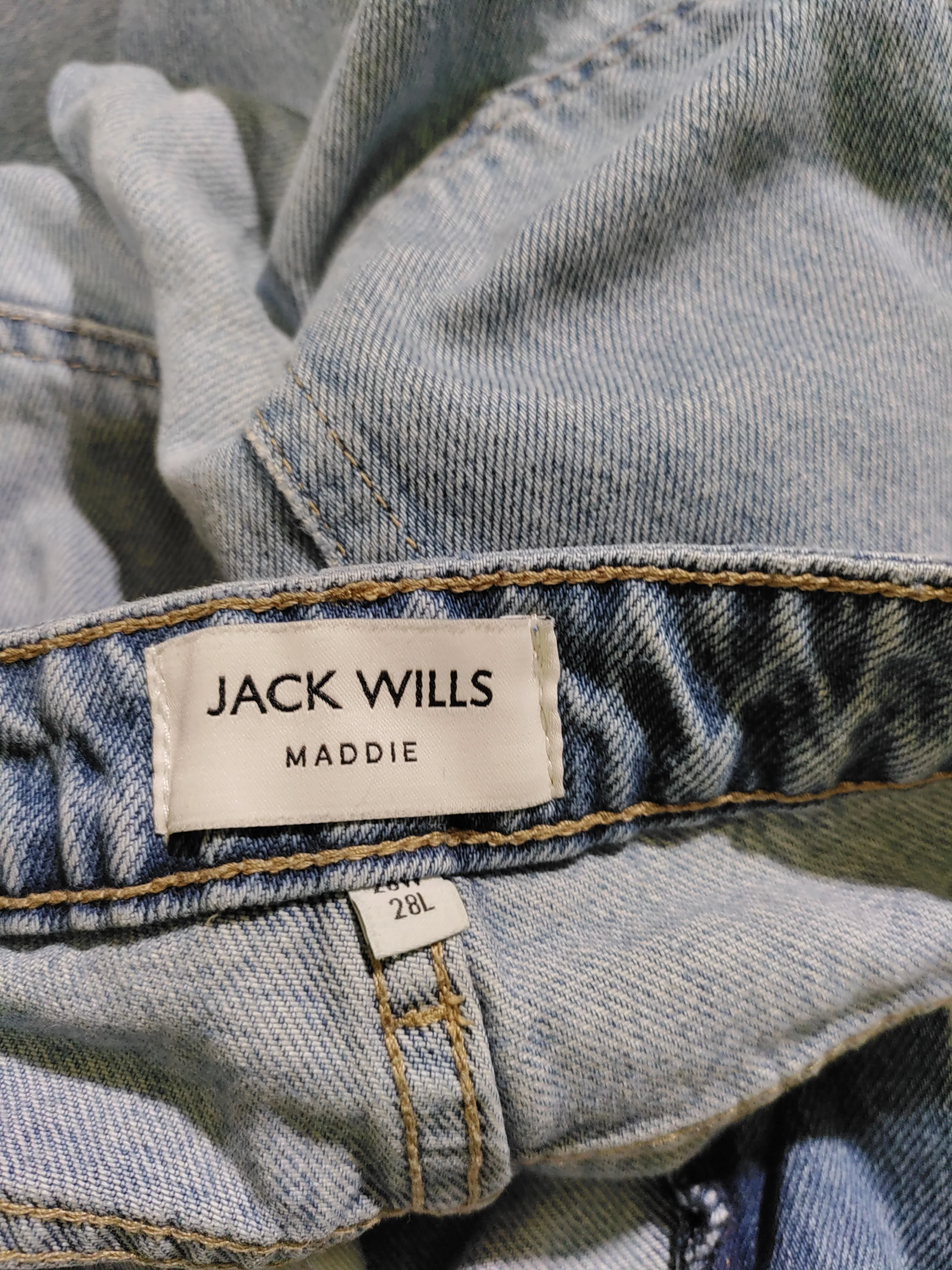 Jack Wills Women's Jeans W 28 in; L 32 in Blue 100% Cotton Mom - Image 7