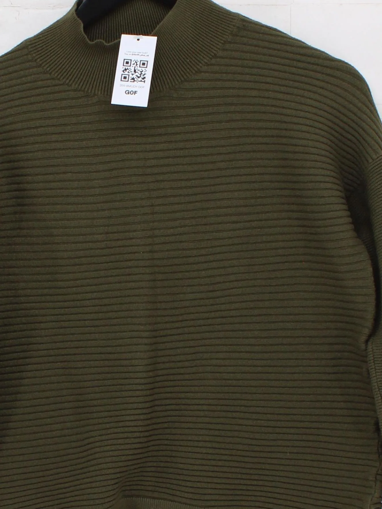 Jack Wills Women's Jumper UK 10 Green Viscose with Polyester High Neck Pullover - Image 3