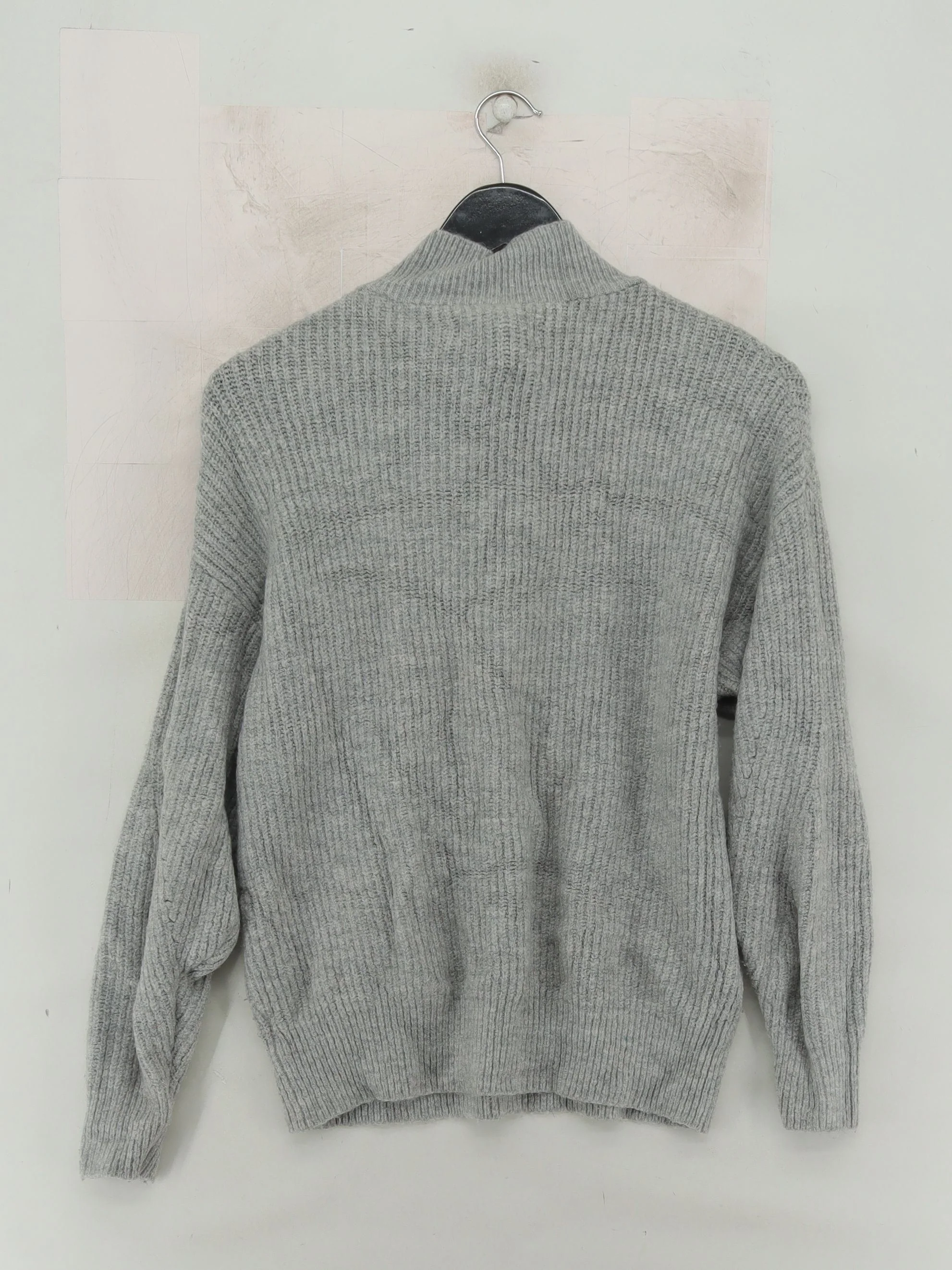 Jack Wills Women's Jumper UK 10 Grey Acrylic with Polyester, Elastane Pullover - Image 2