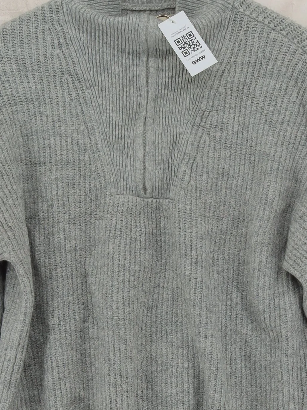 Jack Wills Women's Jumper UK 10 Grey Acrylic with Polyester, Elastane Pullover - Image 3