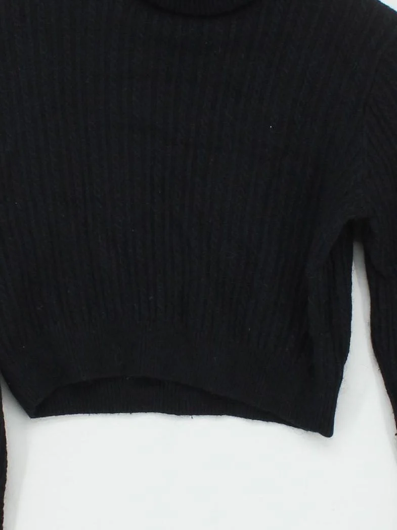 Jack Wills Women's Jumper UK 12 Black Cotton - Image 3