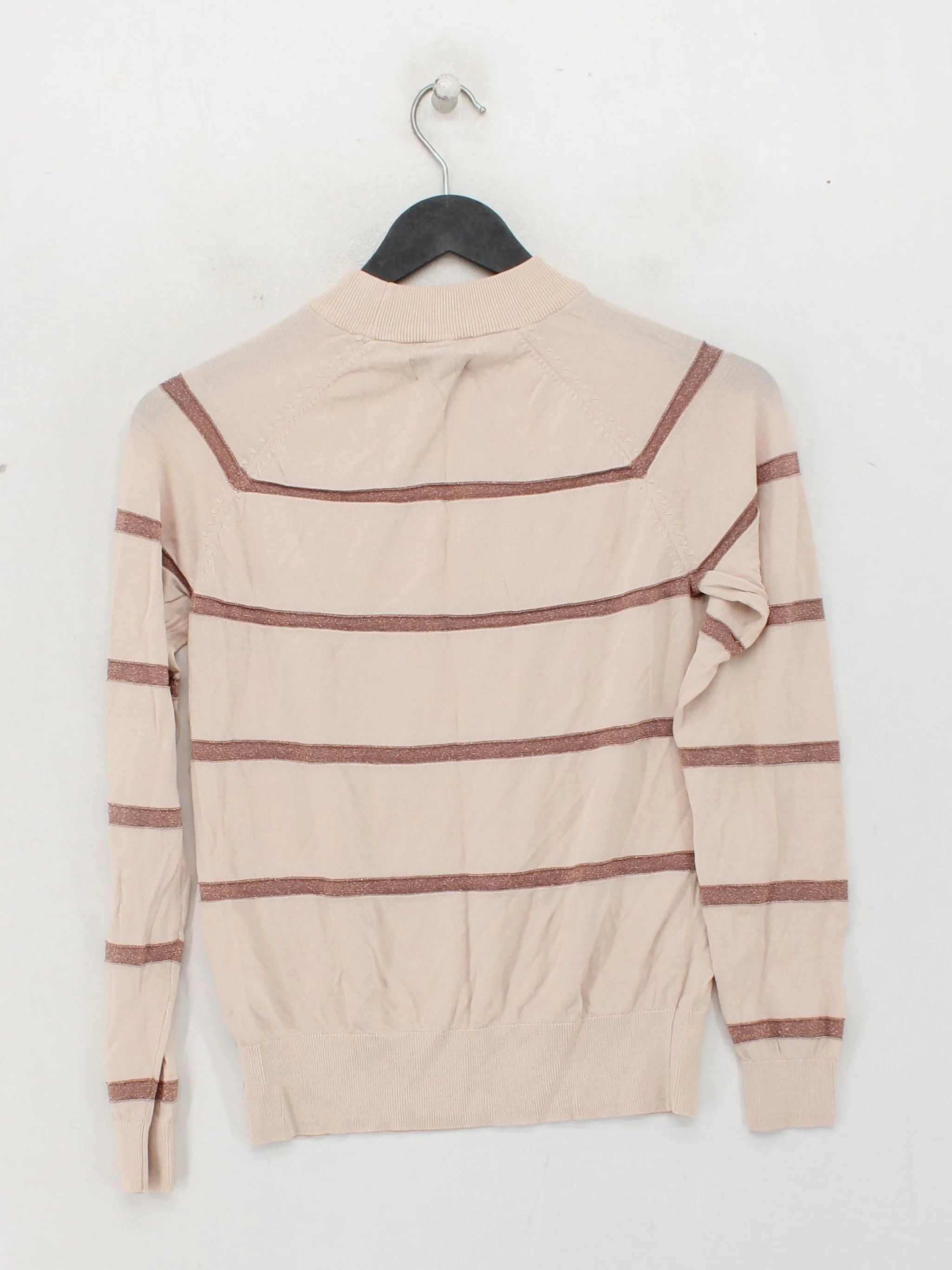 Jack Wills Women's Jumper UK 6 Cream Viscose - Image 2