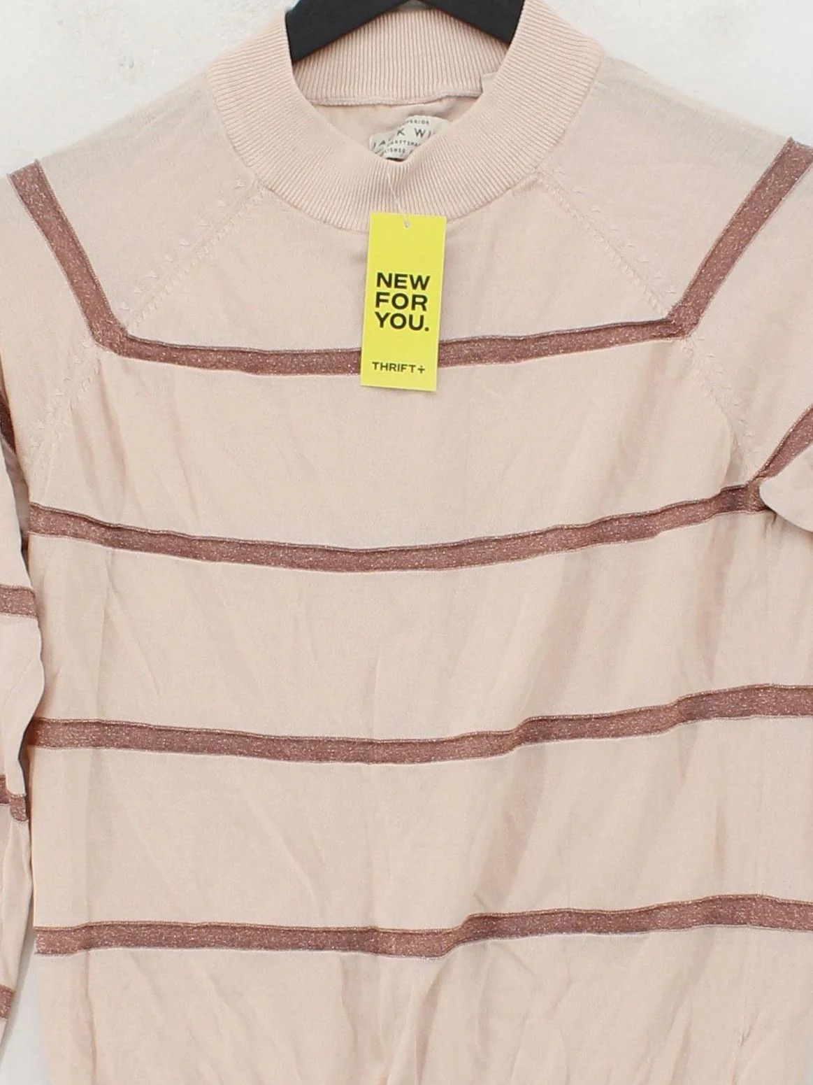Jack Wills Women's Jumper UK 6 Cream Viscose - Image 3