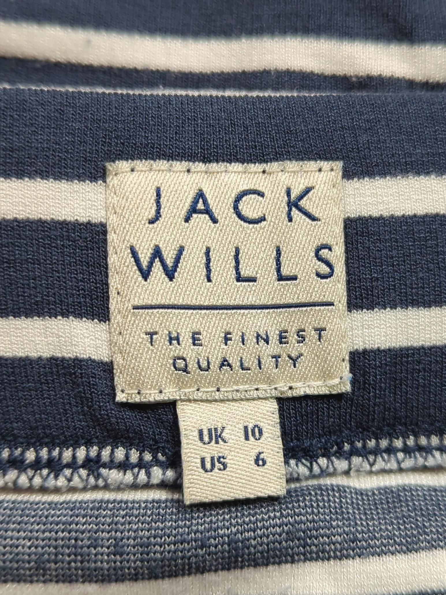Jack Wills Women's Mini Skirt UK 10 Blue Viscose with Polyamide, Elastane Mini - Image 6