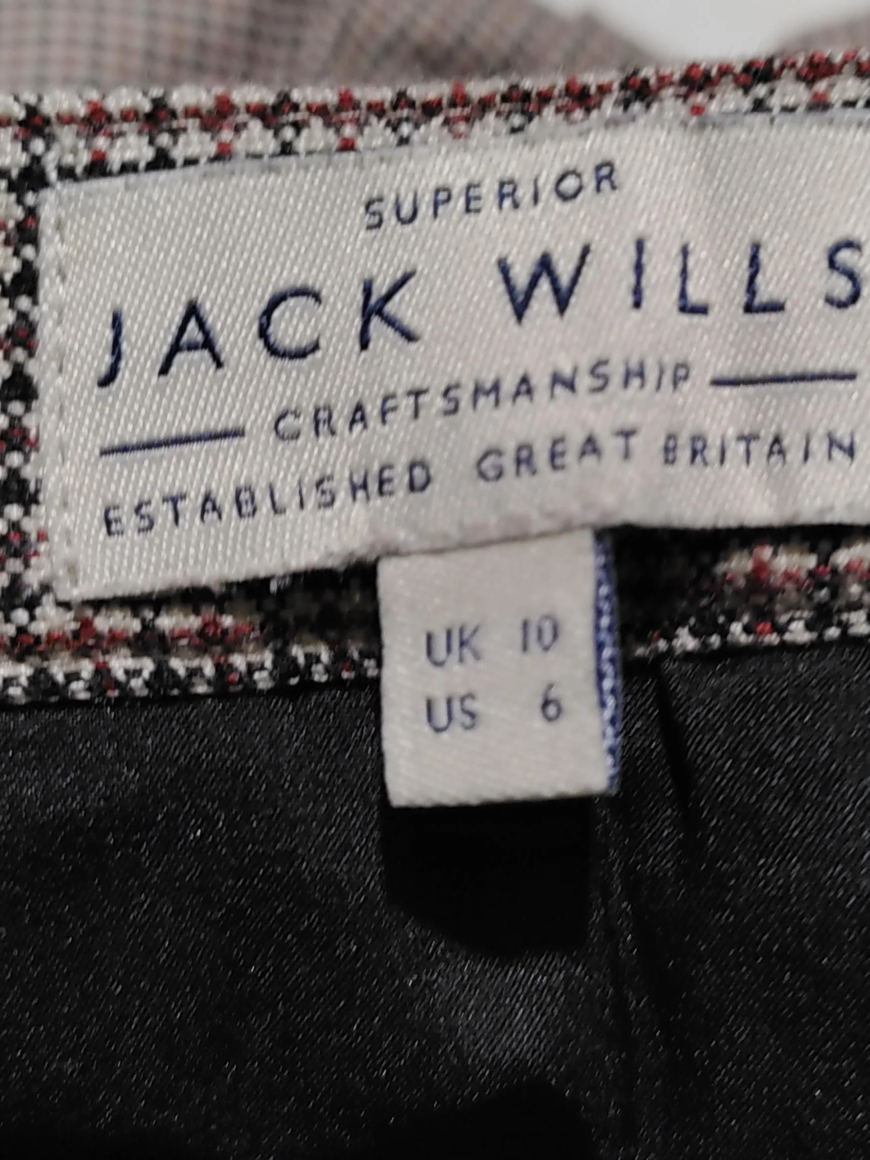 Jack Wills Women's Mini Skirt UK 10 Brown Polyester with Viscose Mini - Image 5
