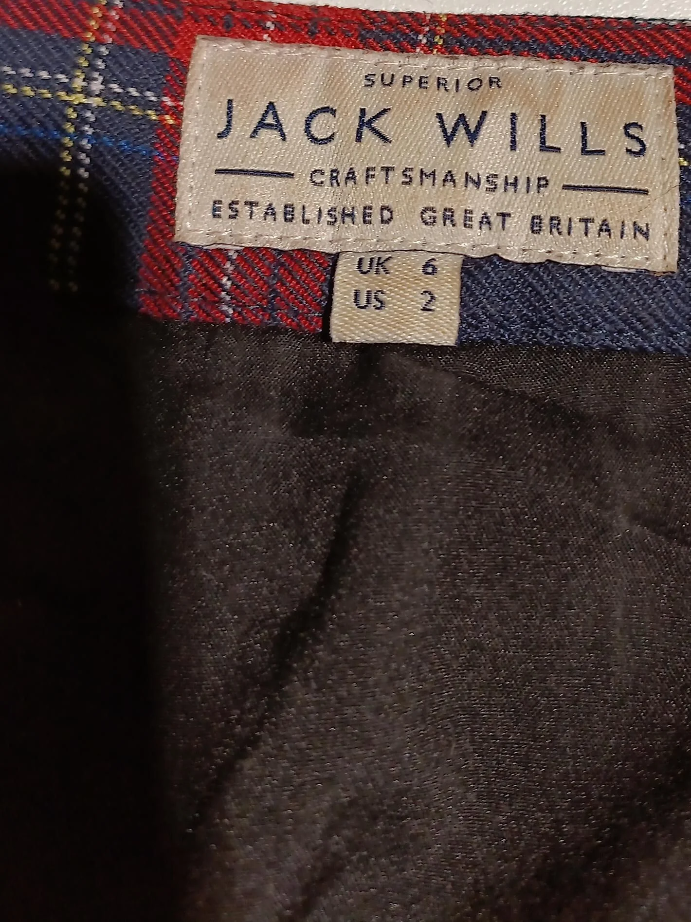 Jack Wills Women's Mini Skirt UK 6 Multi Polyester with Viscose Mini - Image 5