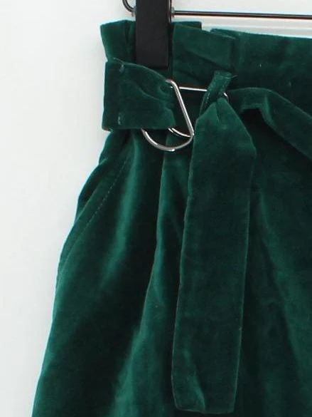 Jack Wills Women's Mini Skirt UK 8 Green Cotton with Polyester Short Mini - Image 4