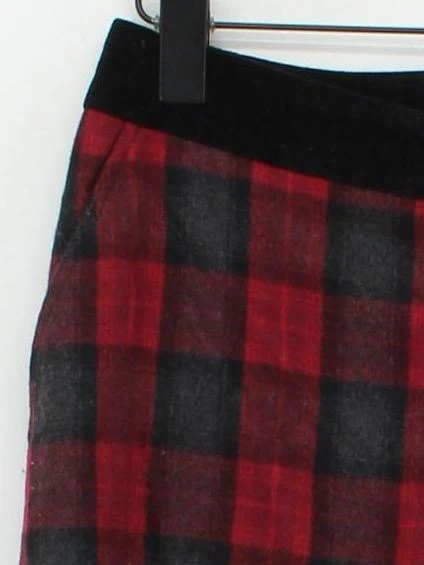 Jack Wills Women's Mini Skirt UK 8 Red Wool with Polyester, Nylon, Cotton Mini - Image 4