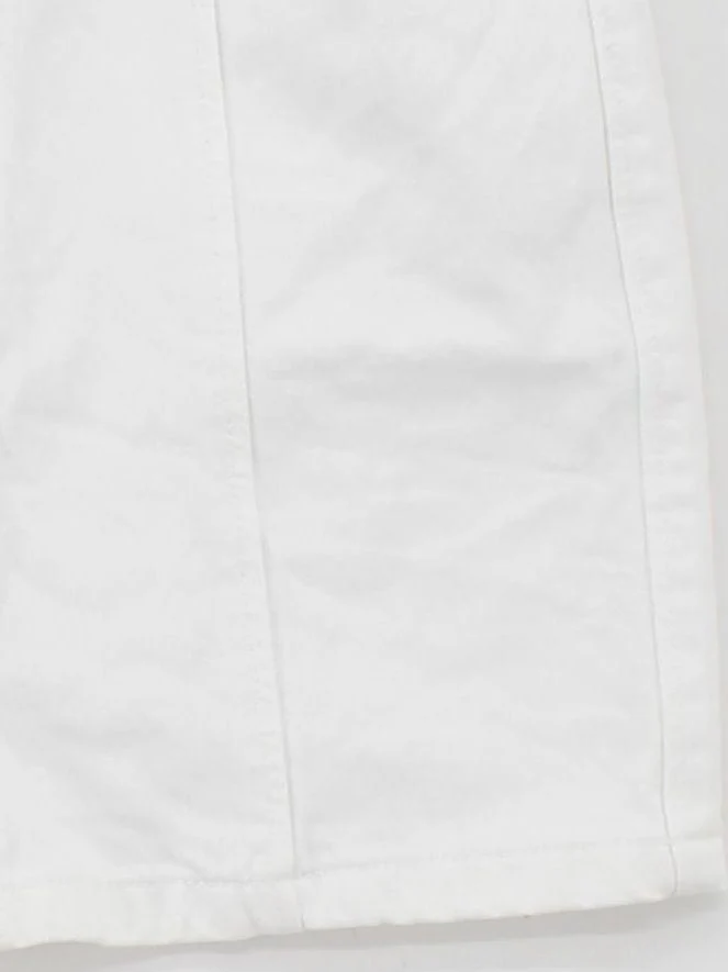 Jack Wills Women's Mini Skirt UK 8 White 100% Cotton Short Mini - Image 4
