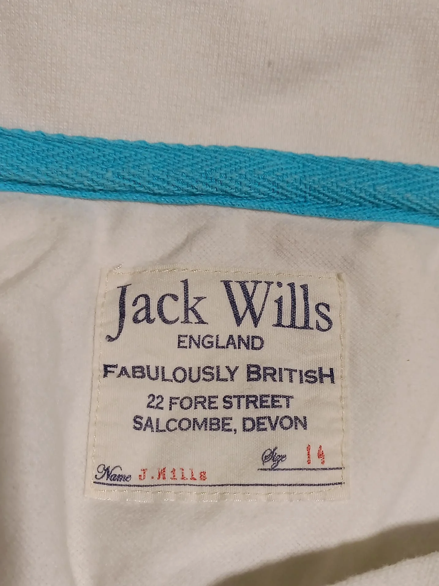 Jack Wills Women's Polo UK 14 White Cotton with Elastane Basic - Image 5