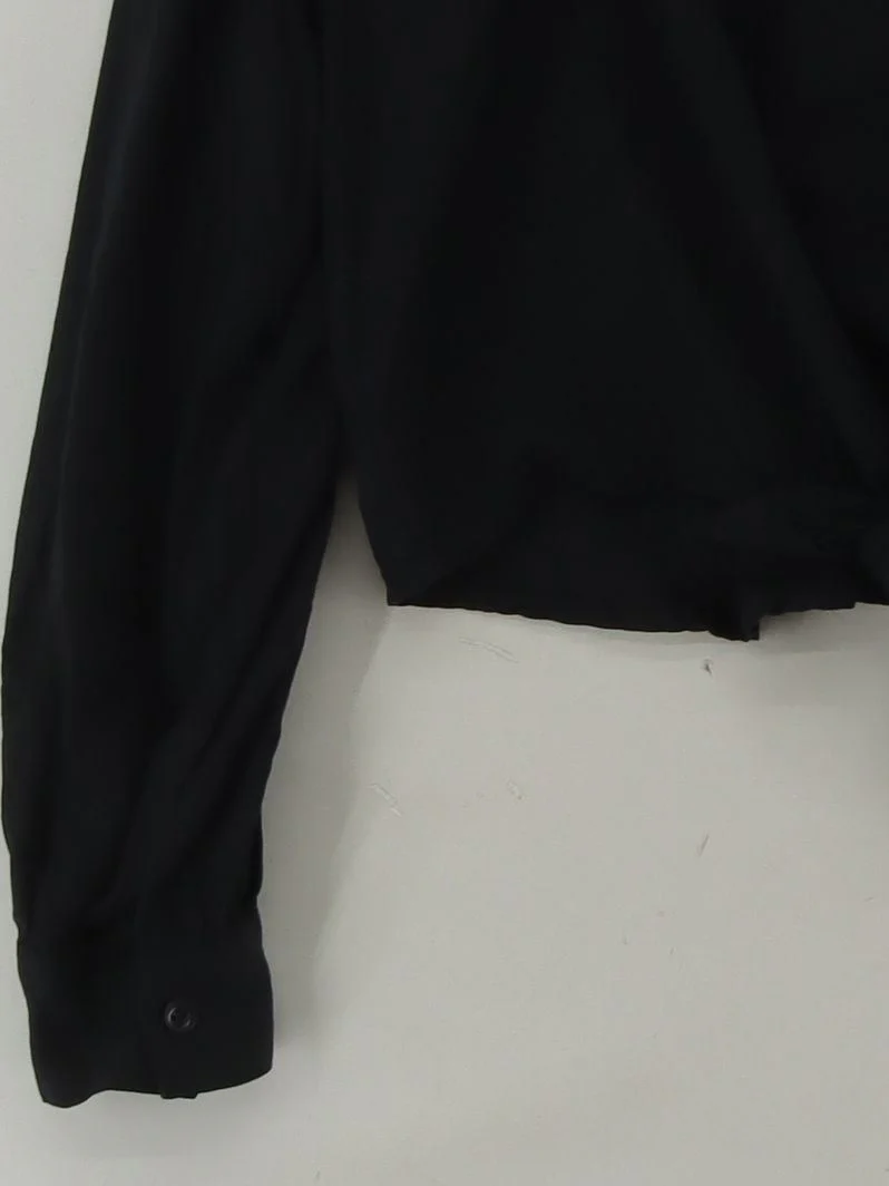 Jack Wills Women's Shirt UK 12 Black 100% Lyocell Modal Basic - Image 4